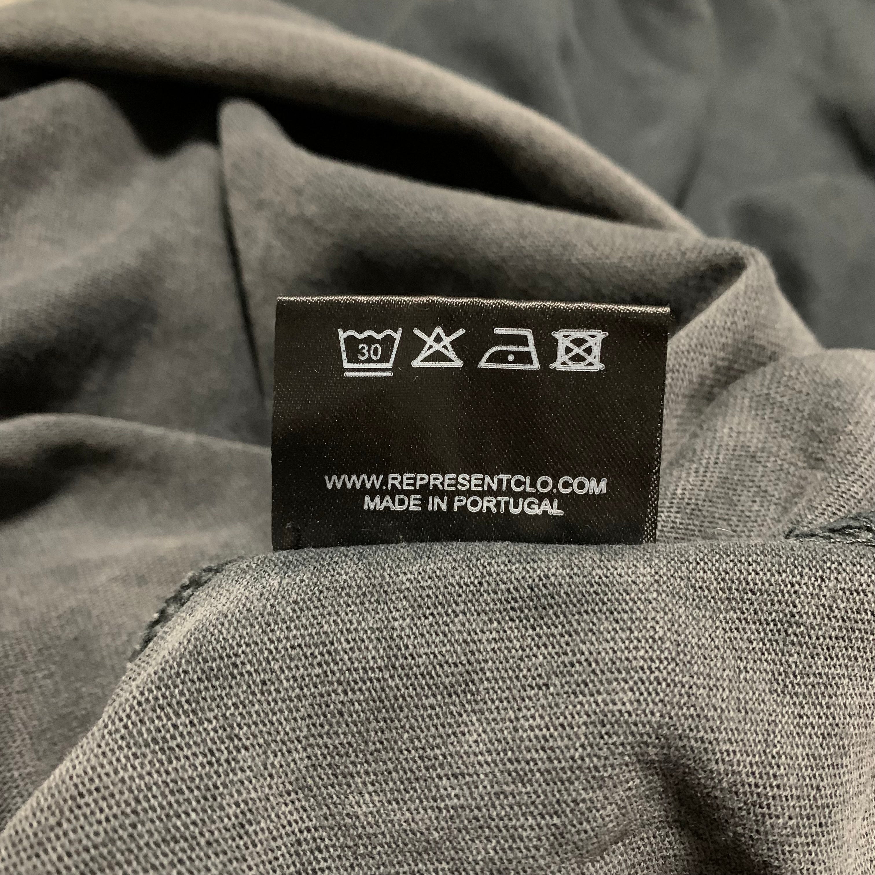 Represent Small British Thunder Vintage Black Tee