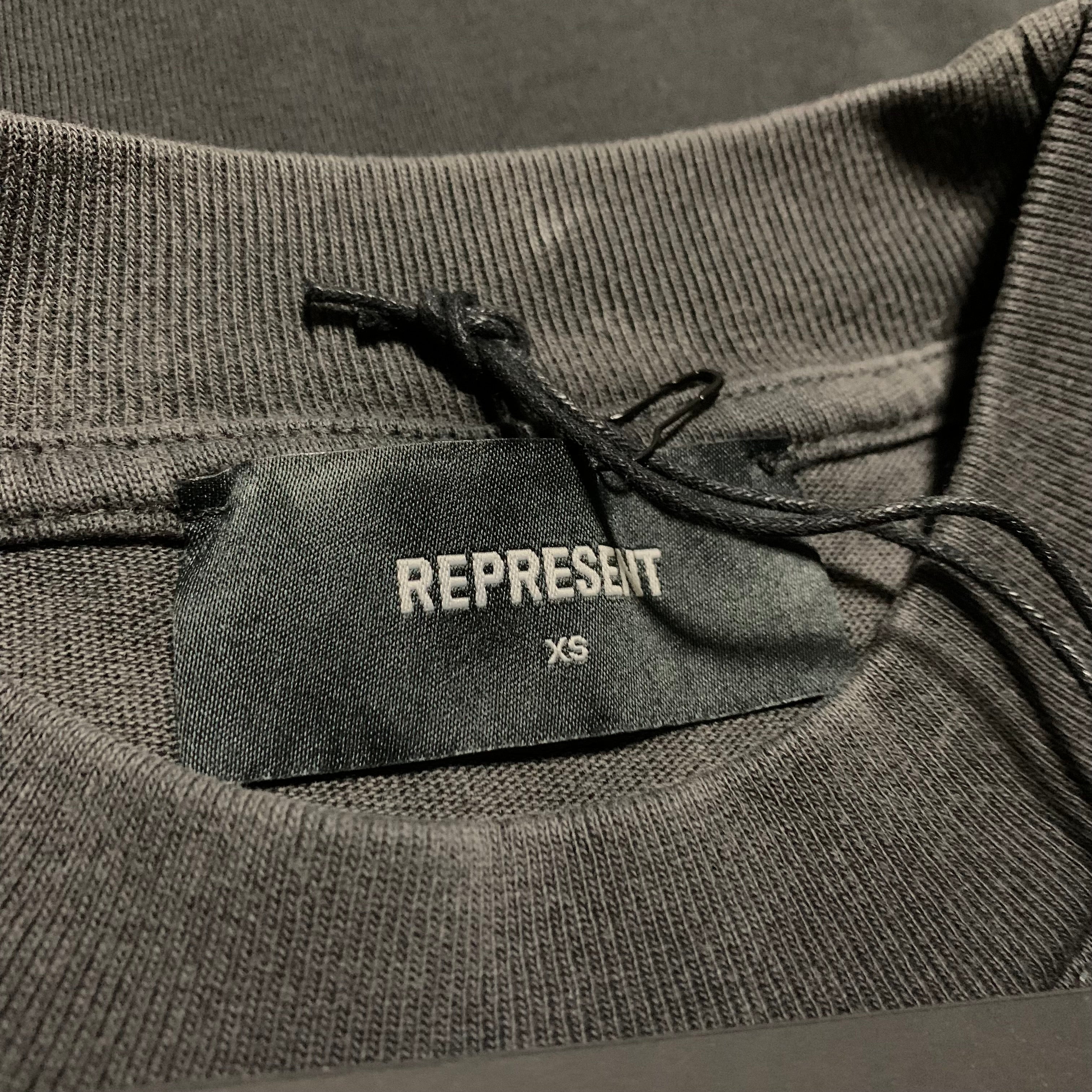 Represent XS Mayhem Vintage Black Tee Gorilla Graphic