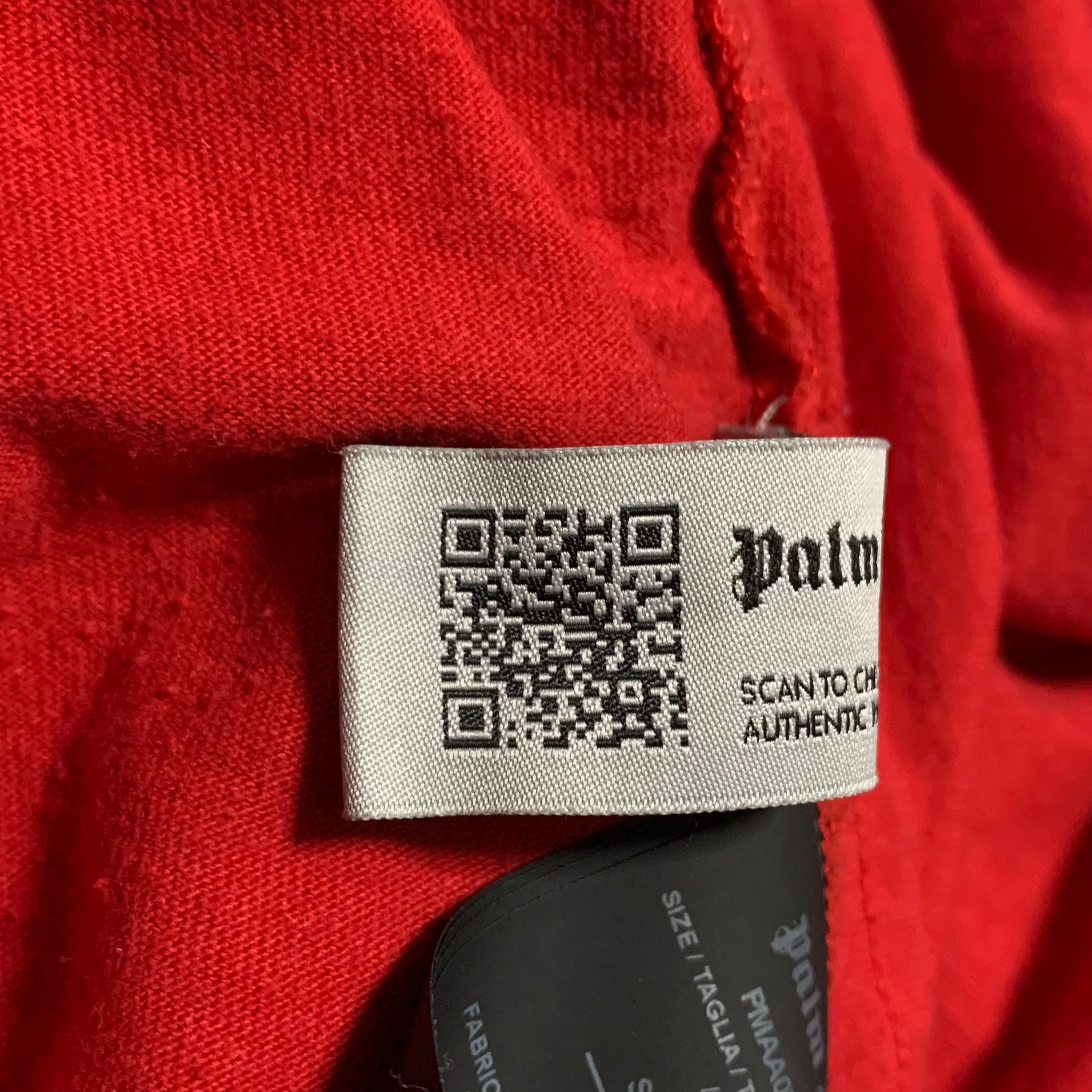 Palm Angels Medium Classic Logo Red Tee
