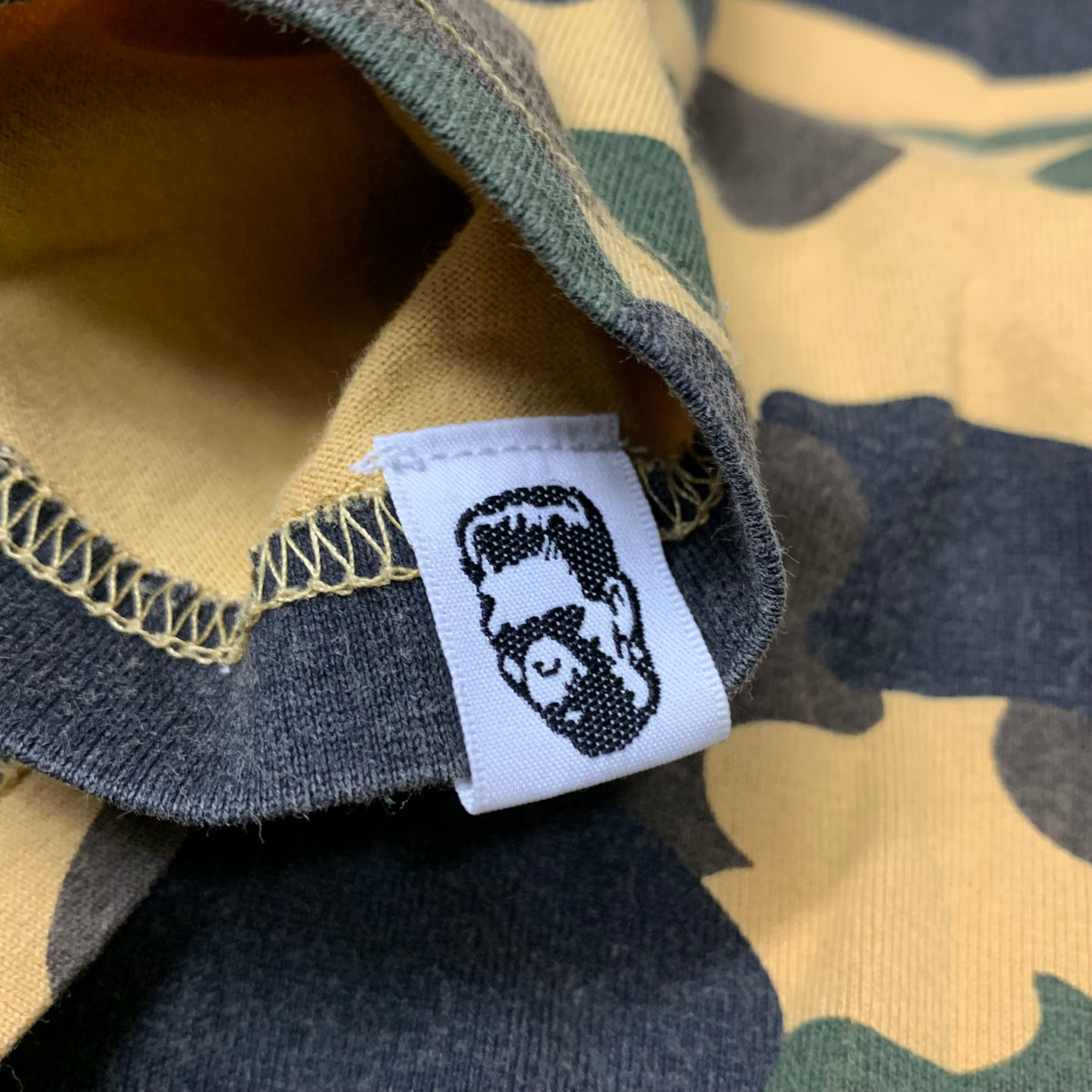 Bape 2XL Tee Shark Yellow 1st Camo A Bathing Ape XXL