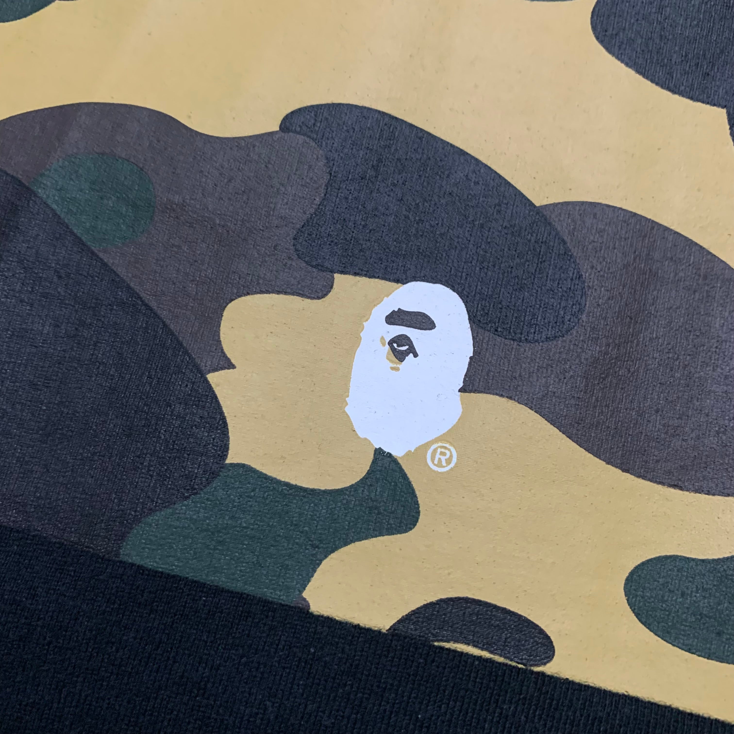 Bape Small 1st Camo Graphic Black Tee A Bathing Ape