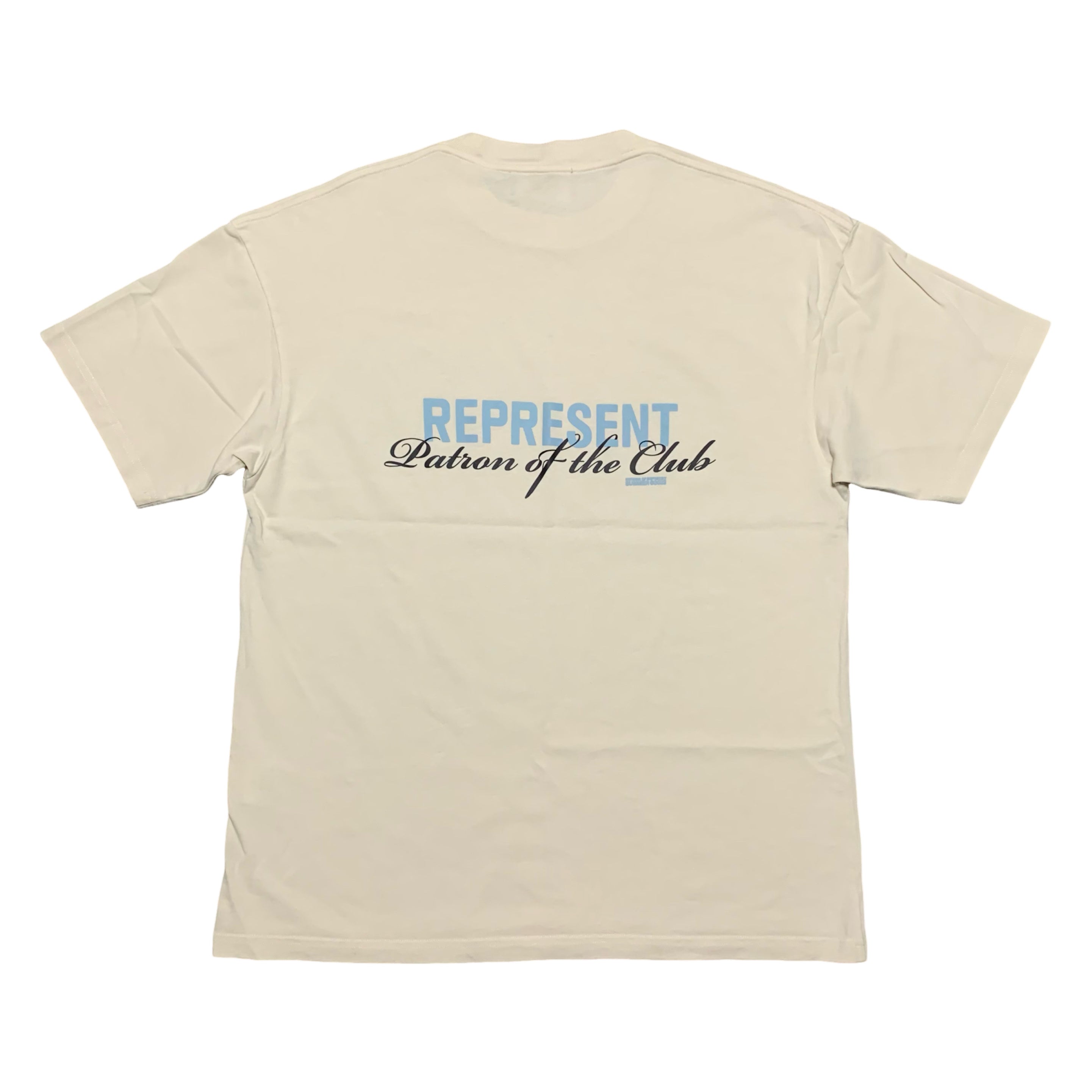 Represent Small Patron Of The Club Buttercream Powder Blue Tee 2023