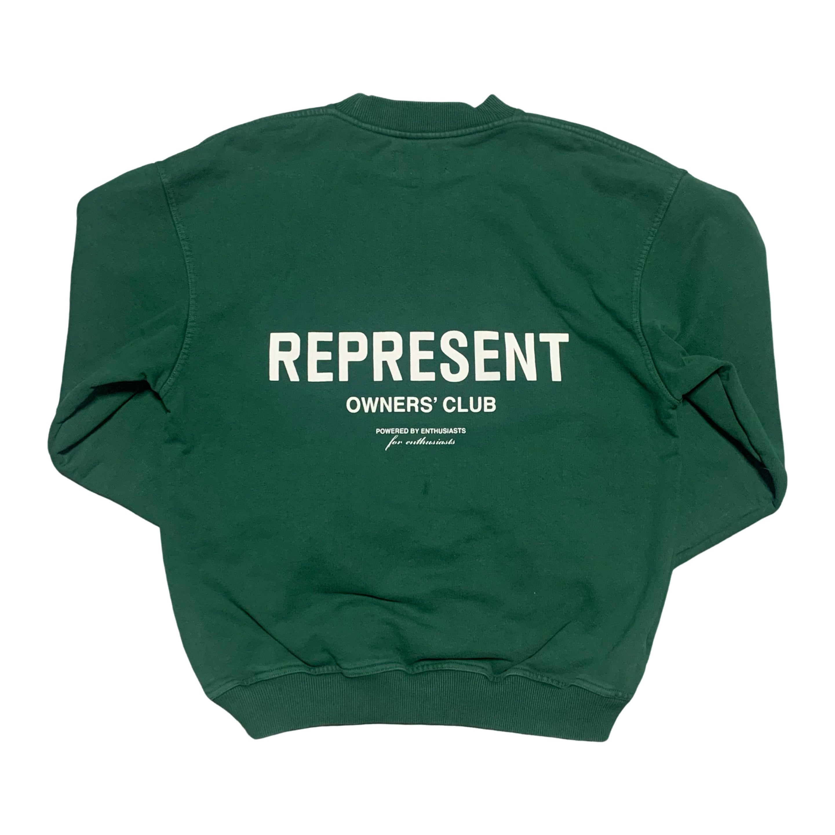 Represent Small Owners Club Racing Green Sweater Sweatshirt Crewneck