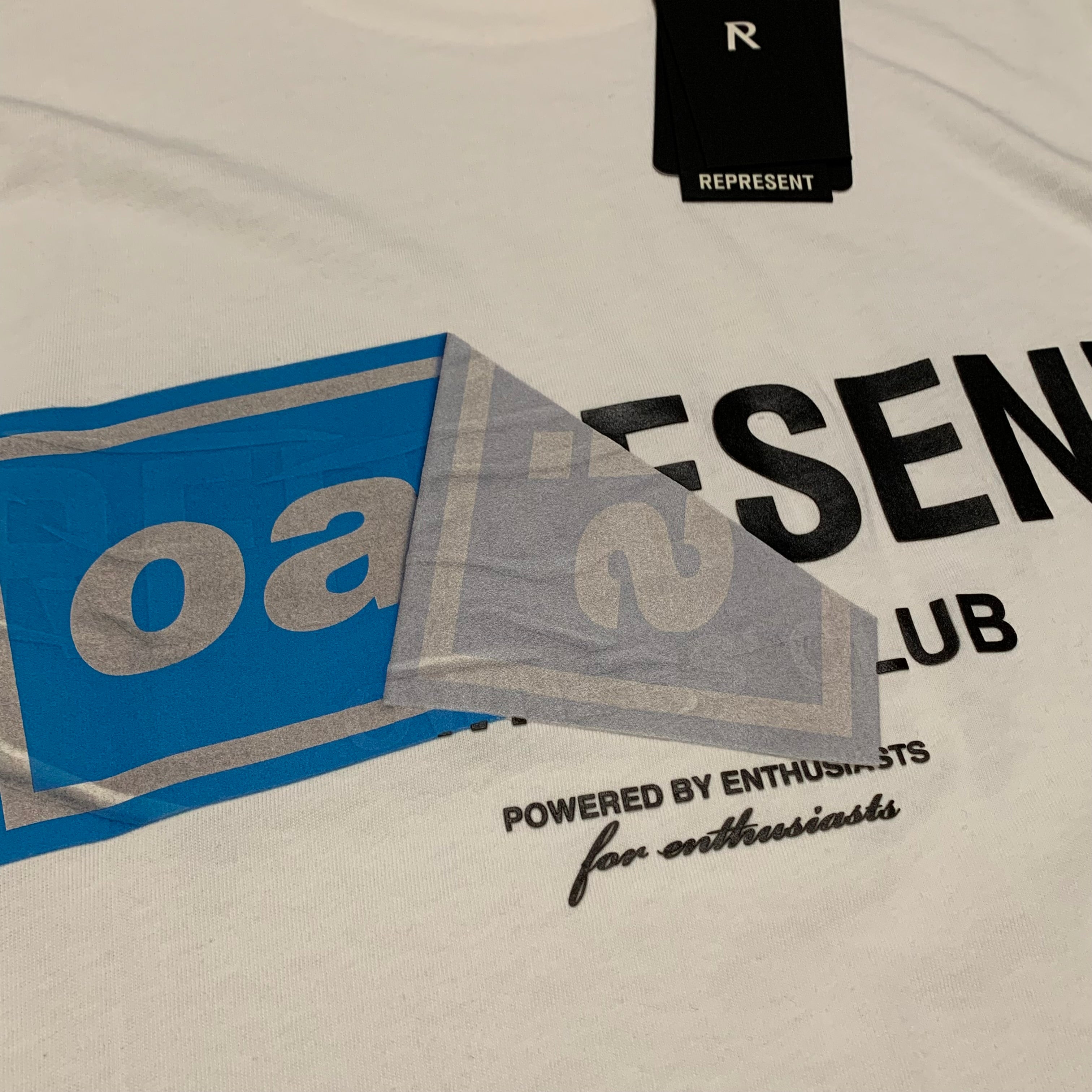 Represent Small Oasis Owners Club Flat White Tee