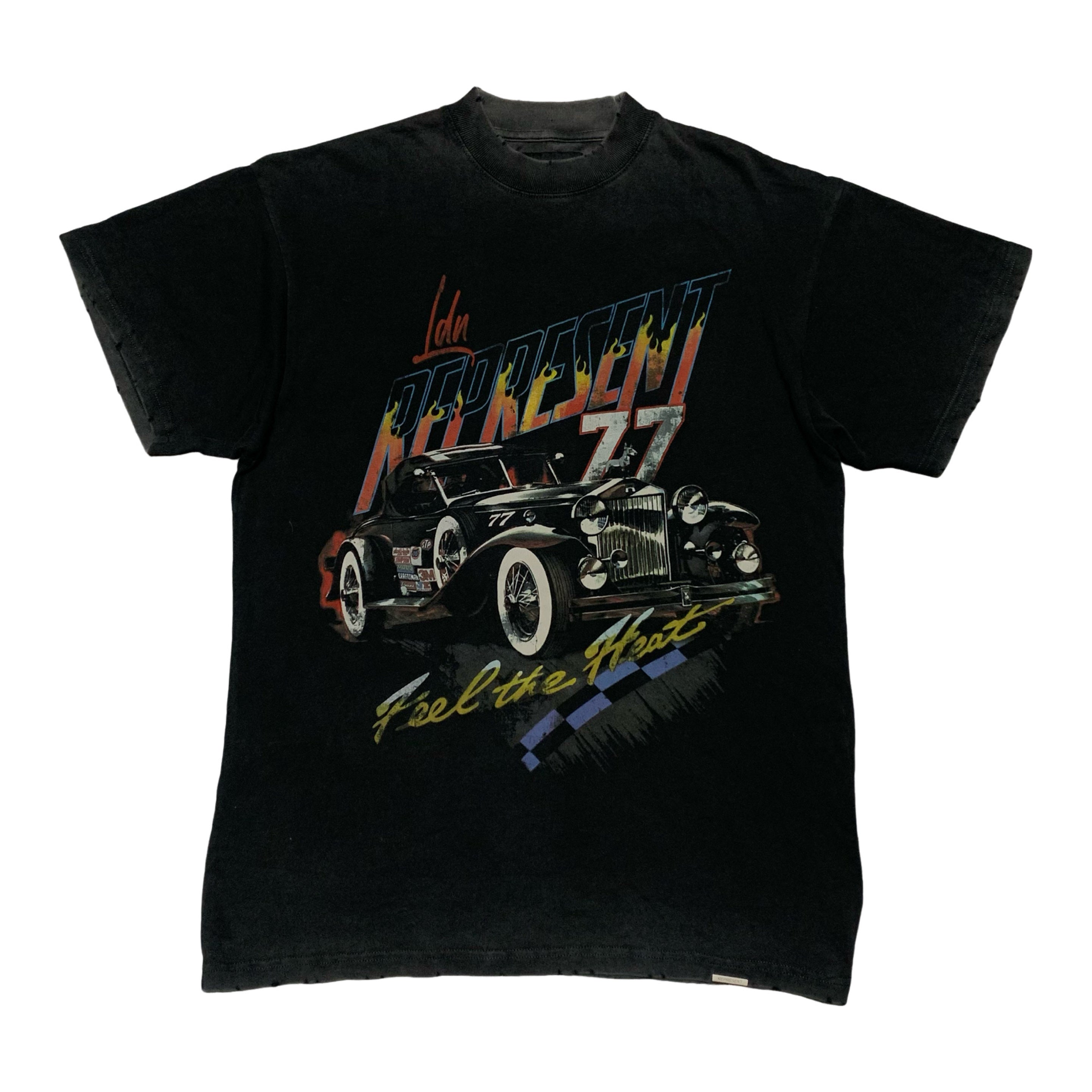 Represent XS Feel The Heat Vintage Black Tee