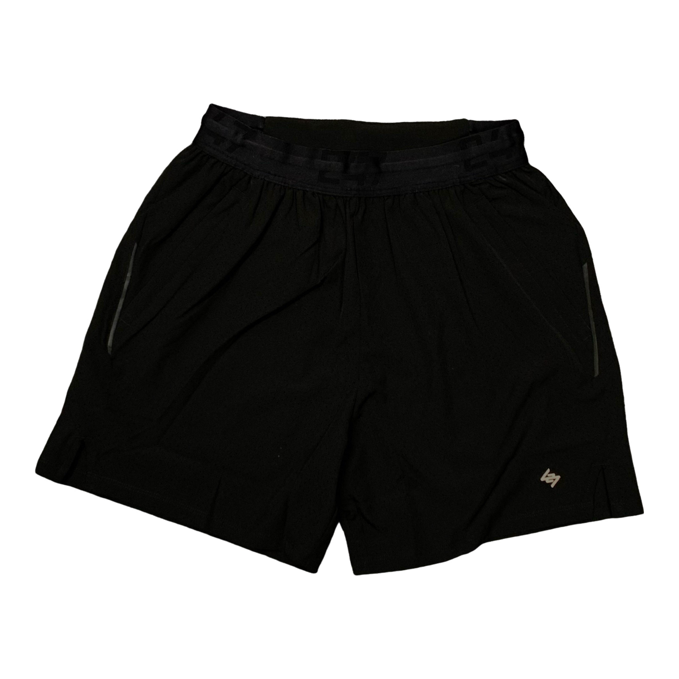 Represent Small Shorts 247 Fused Black Mesh Shorts