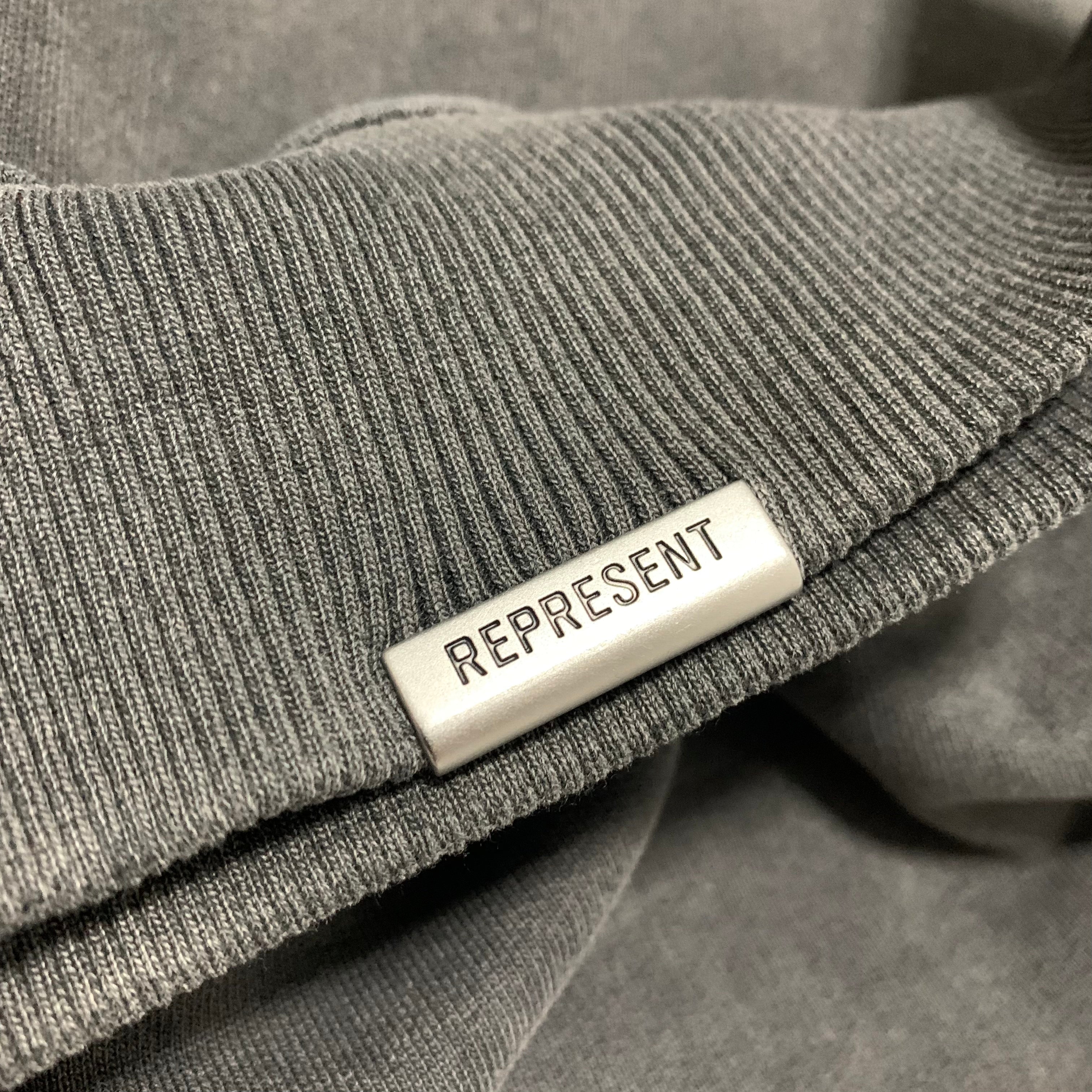 Represent XS Blanks Vintage Grey Sweatshirt Crewneck