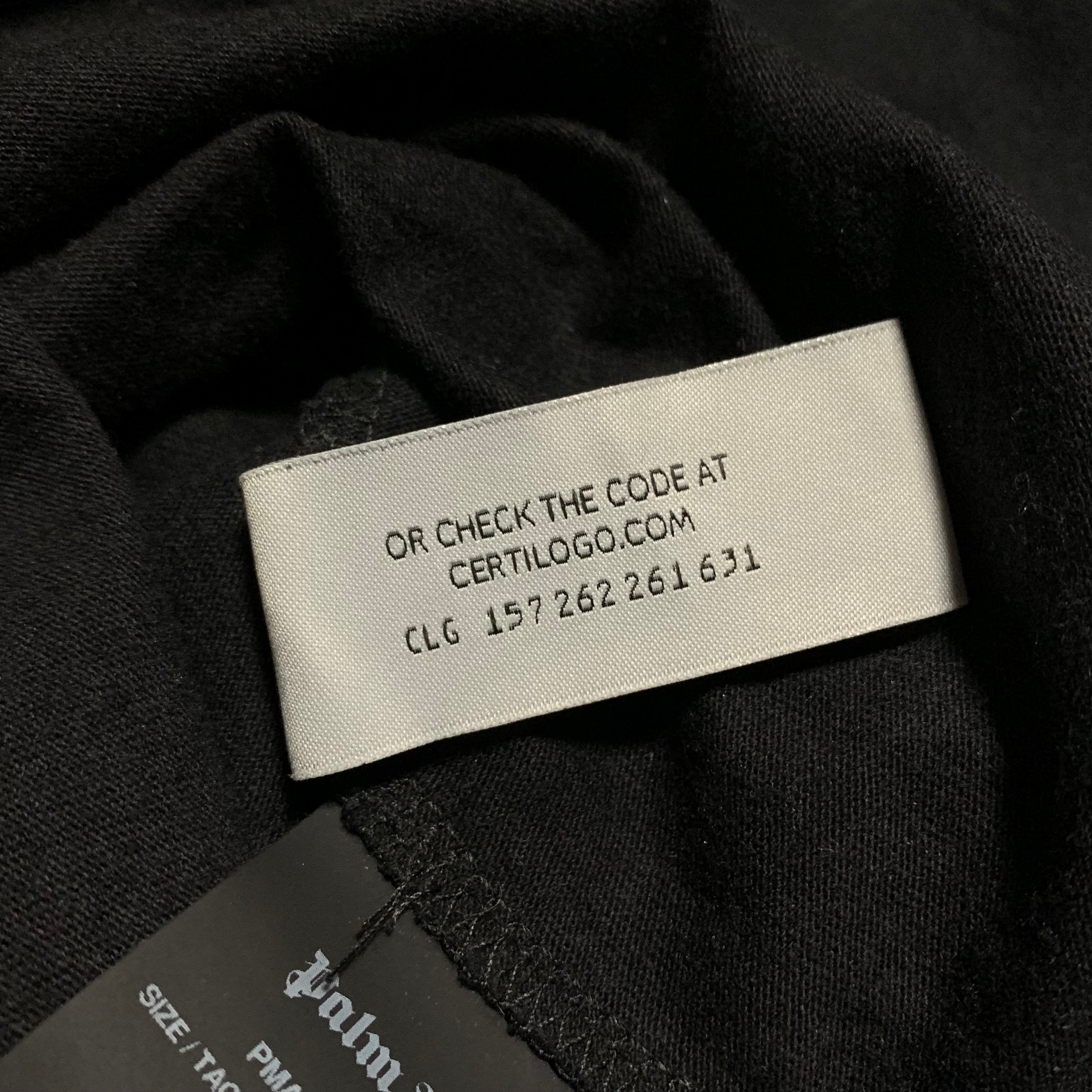 Palm Angels Large Classic Bear Black Tee