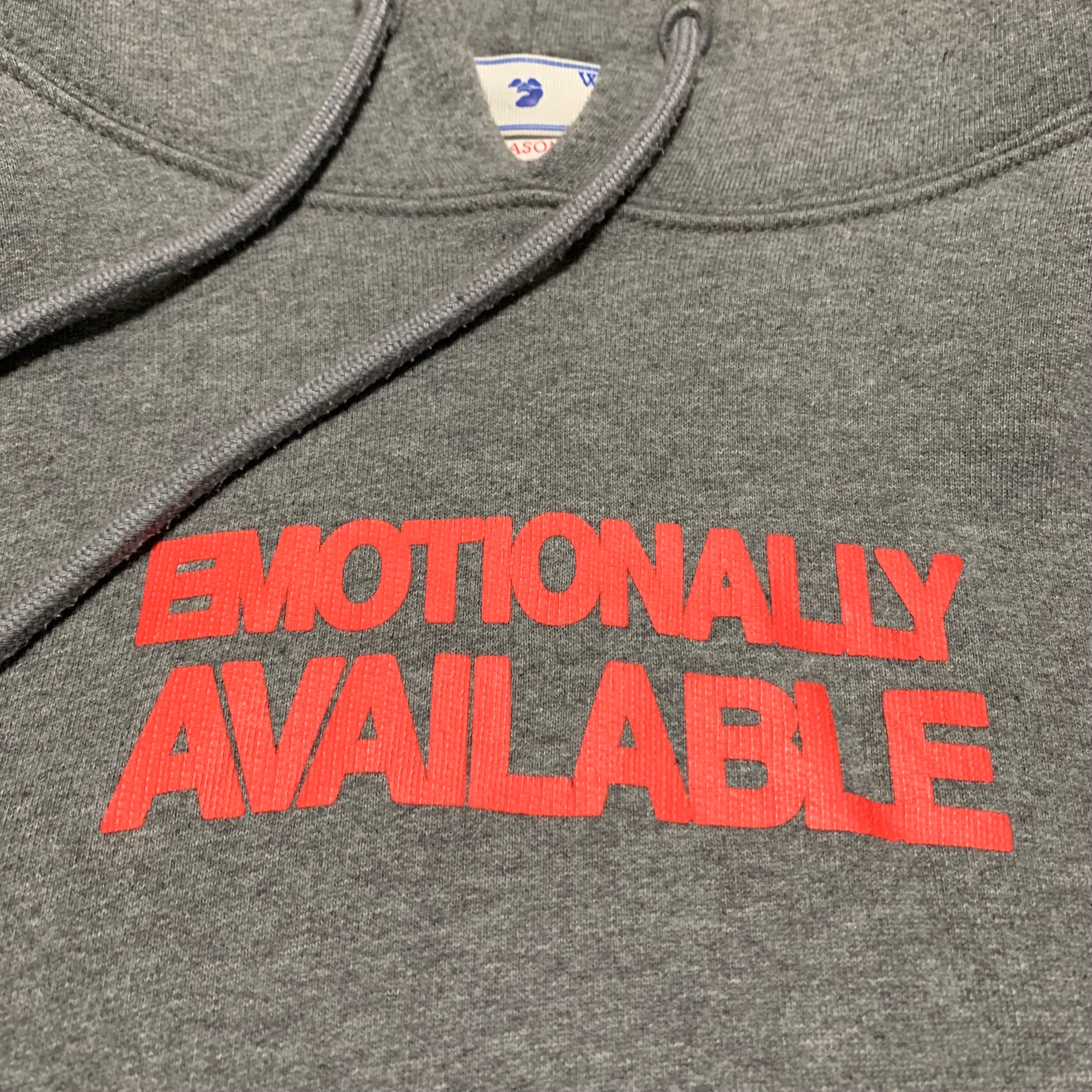 Off White Large Emotion Arrow Skate Grey Hoodie Virgil Abloh 2022
