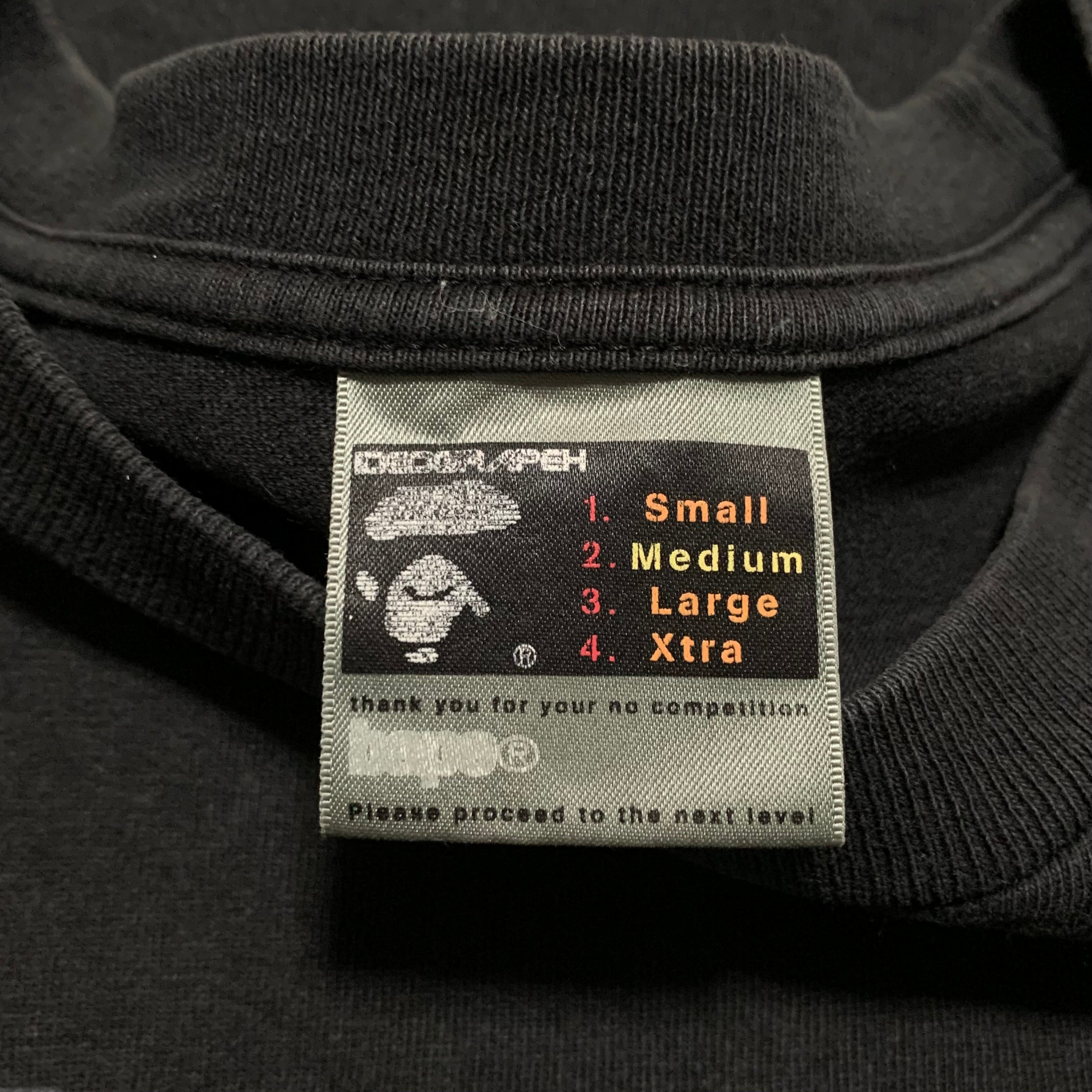 Bape Medium Roaringdnoar Black Tee A Bathing Ape Vintage