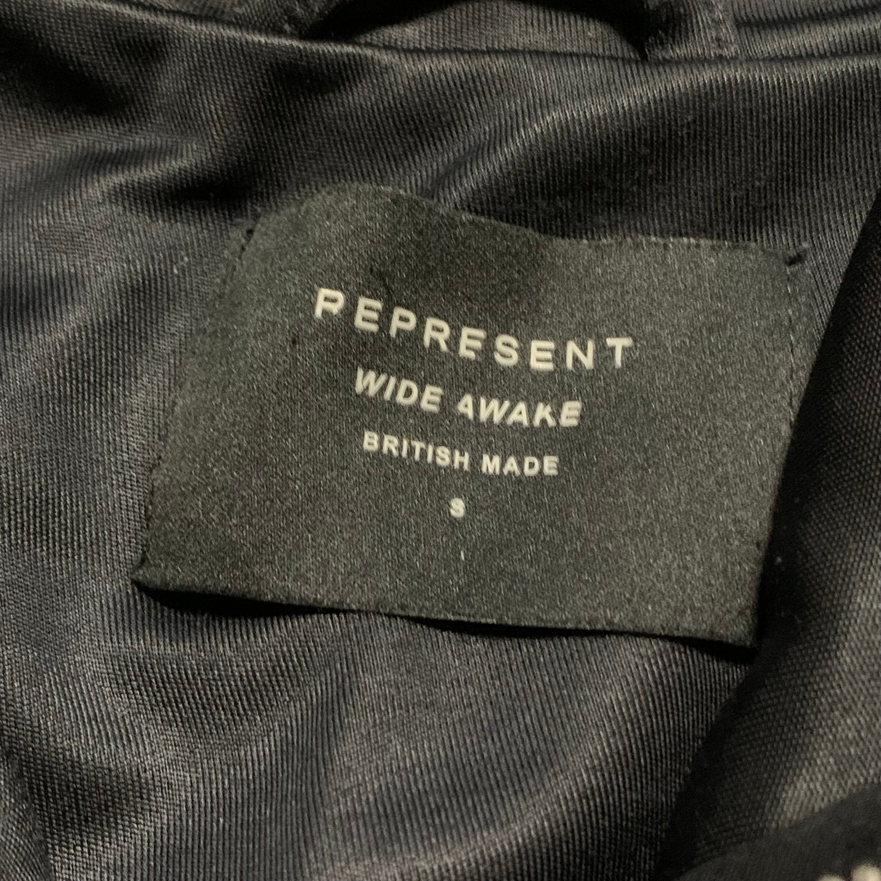 Represent Small Jacket Wide Awake Black Zip Track Jacket