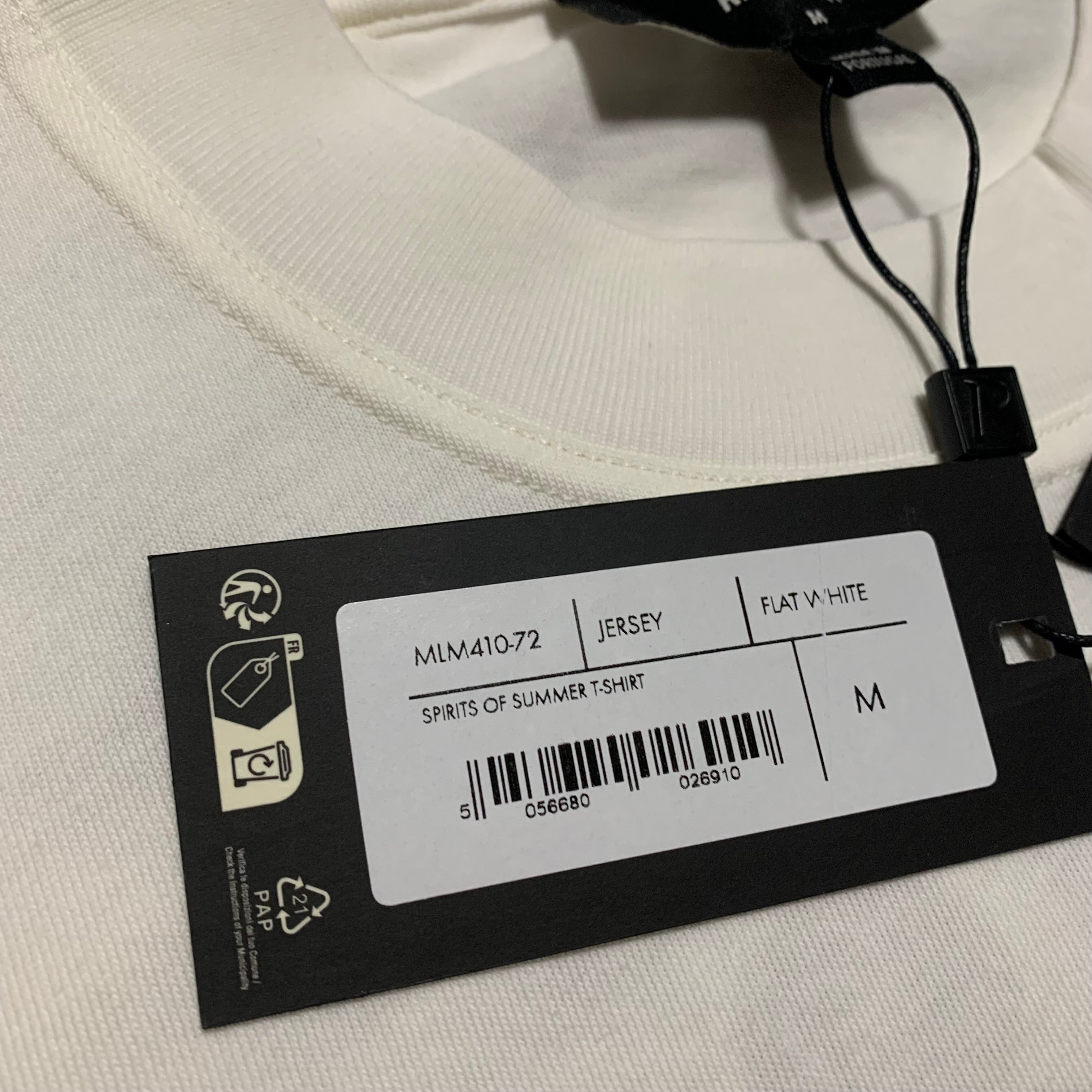 Represent Medium Spirits Of Summer Flat White Tee