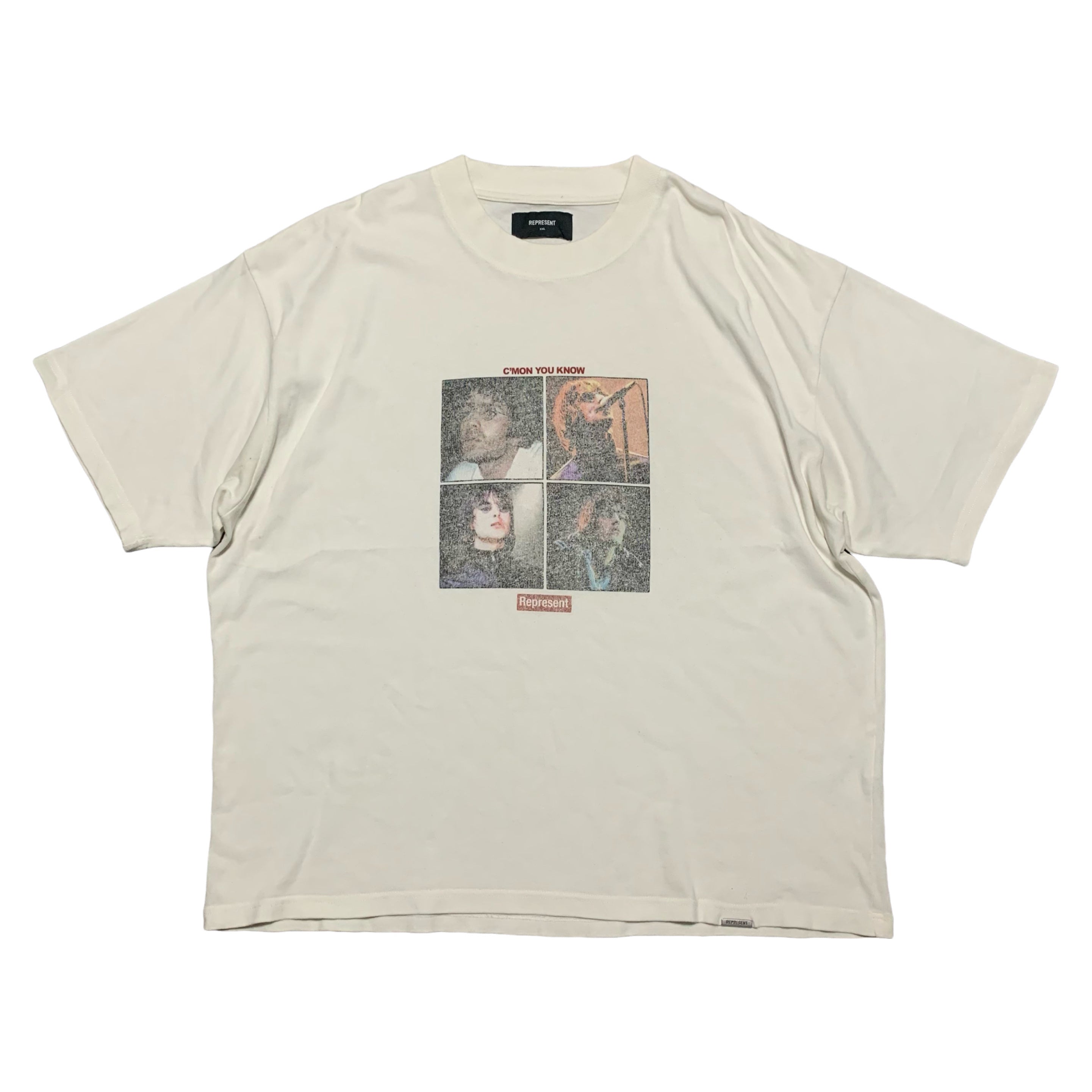 Represent XXL Liam Gallagher Flat White Tee