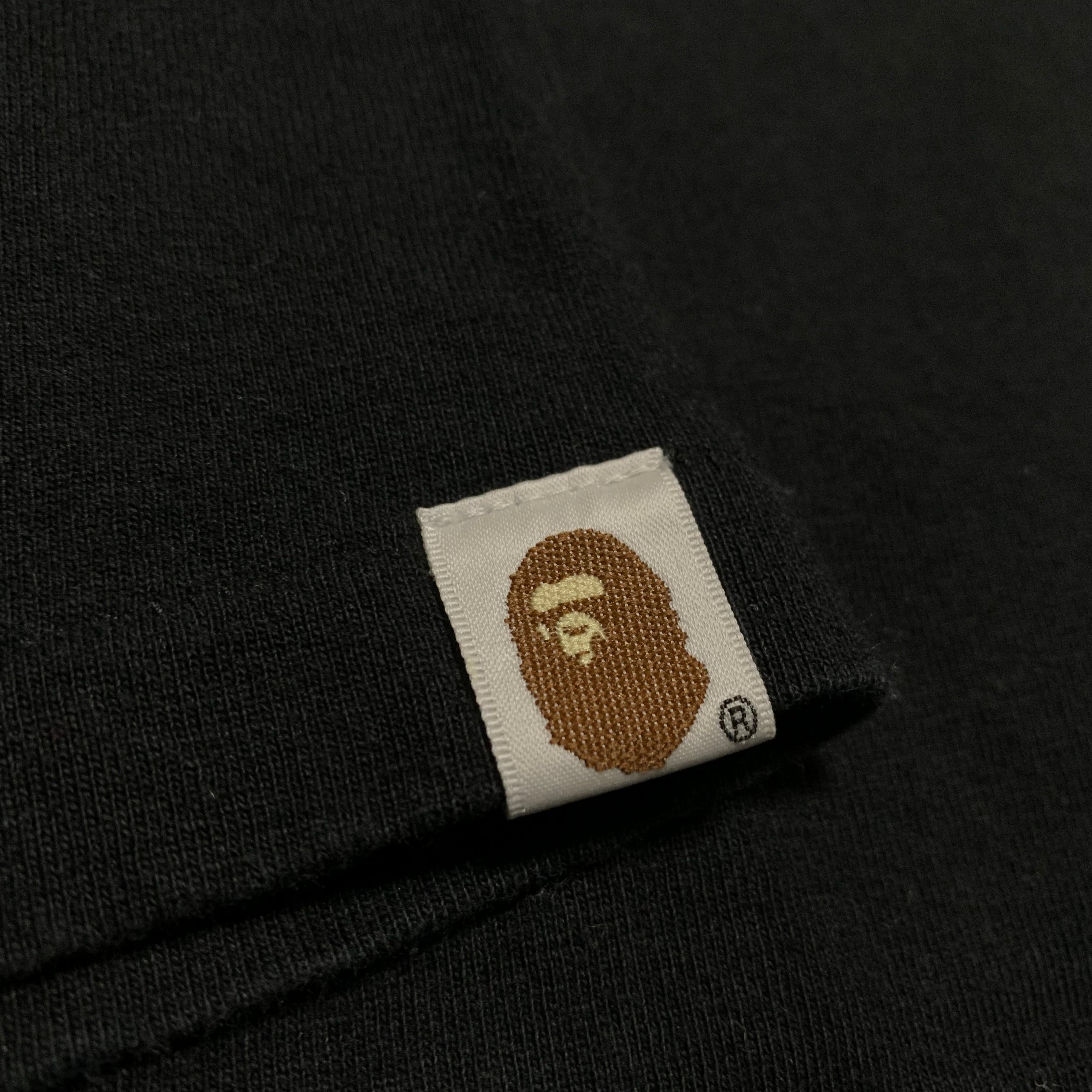 Bape Small XO Busy Works Black Tee 'The Weekend'