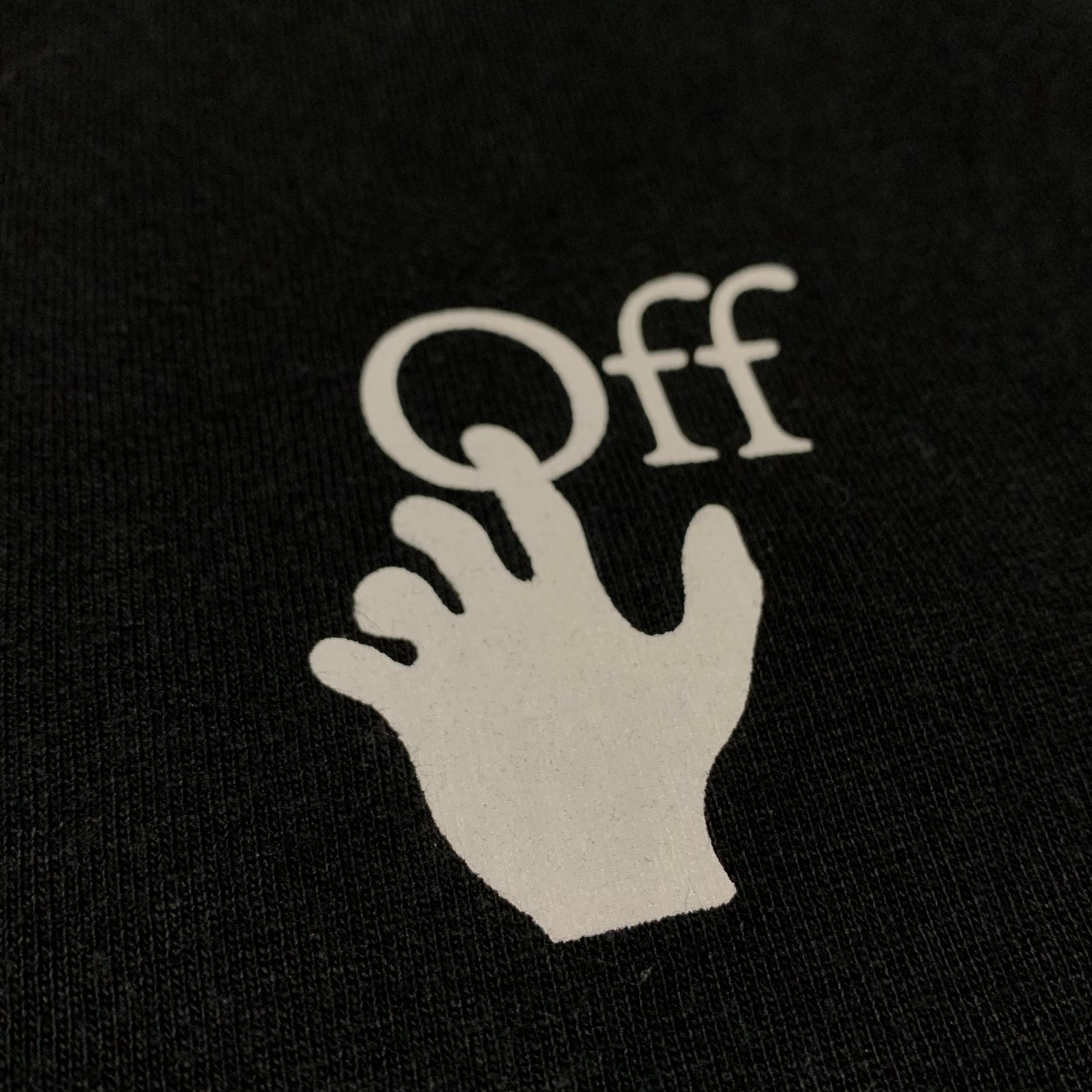 Off White Small Degrade Arrows Black Tee Virgil Abloh