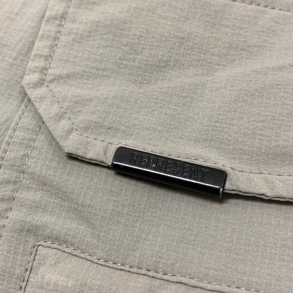 Represent Small Pant 247 Pants Taupe Track Zip Bottoms