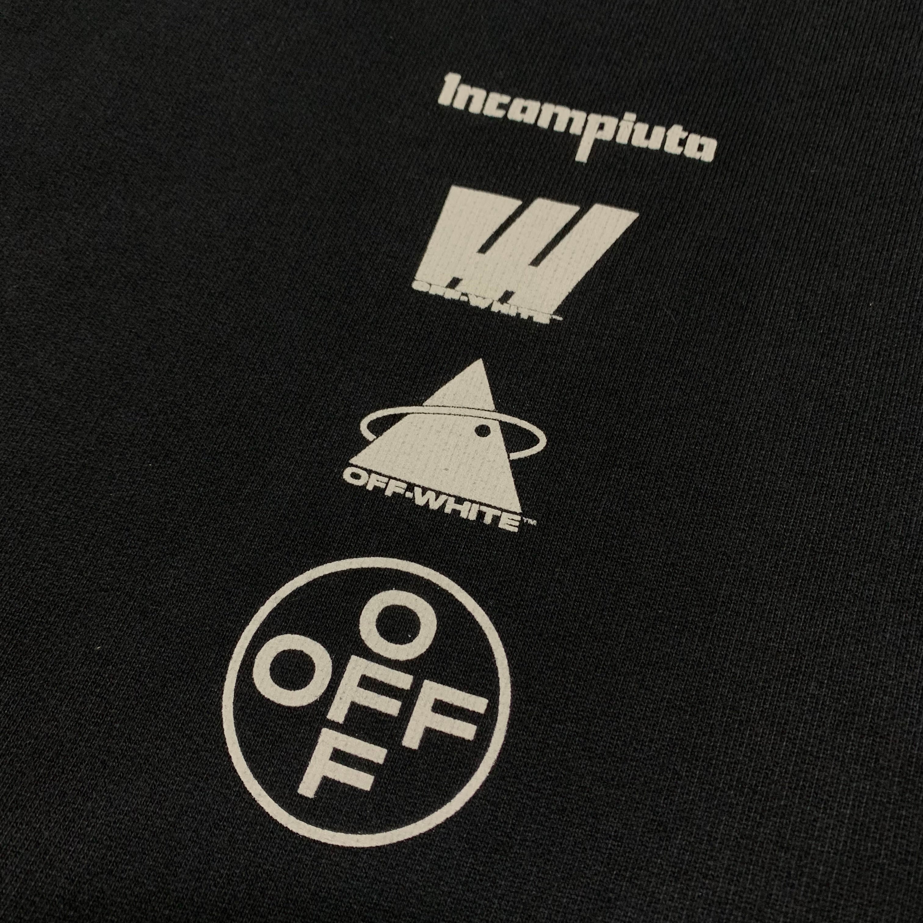 Off White Medium Mariana De Silva Black Sweatshirt Crewneck Virgil Abloh