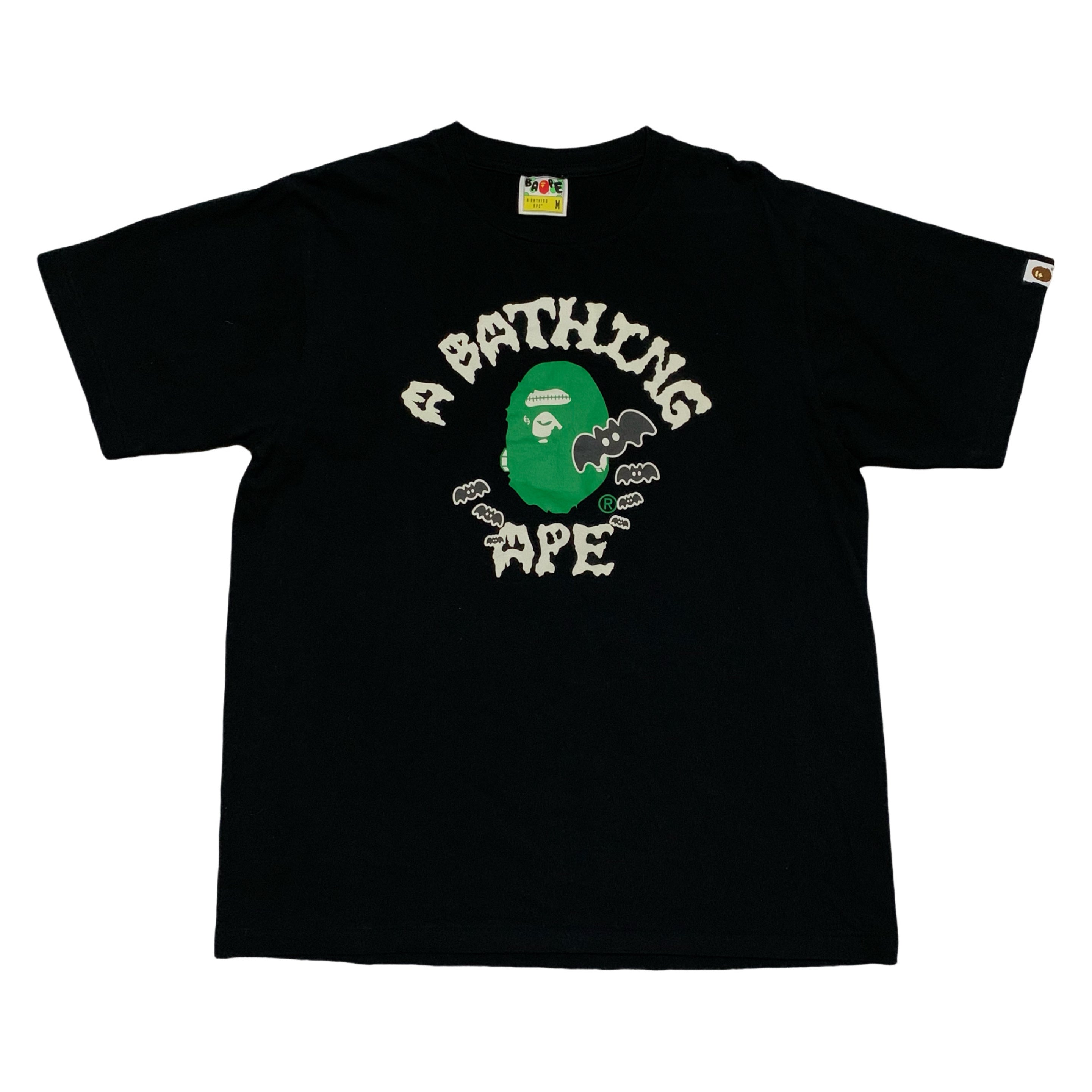 Bape Medium Halloween College Black Tee A Bathing Ape 2017