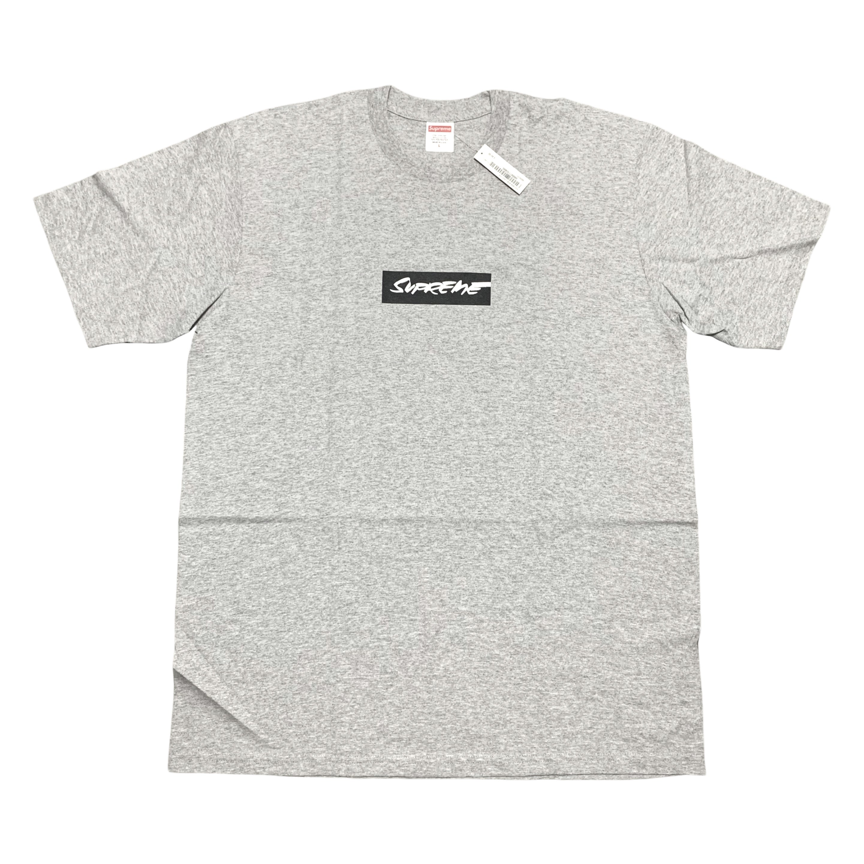 Supreme Large Futura Box Logo Grey Tee 2024