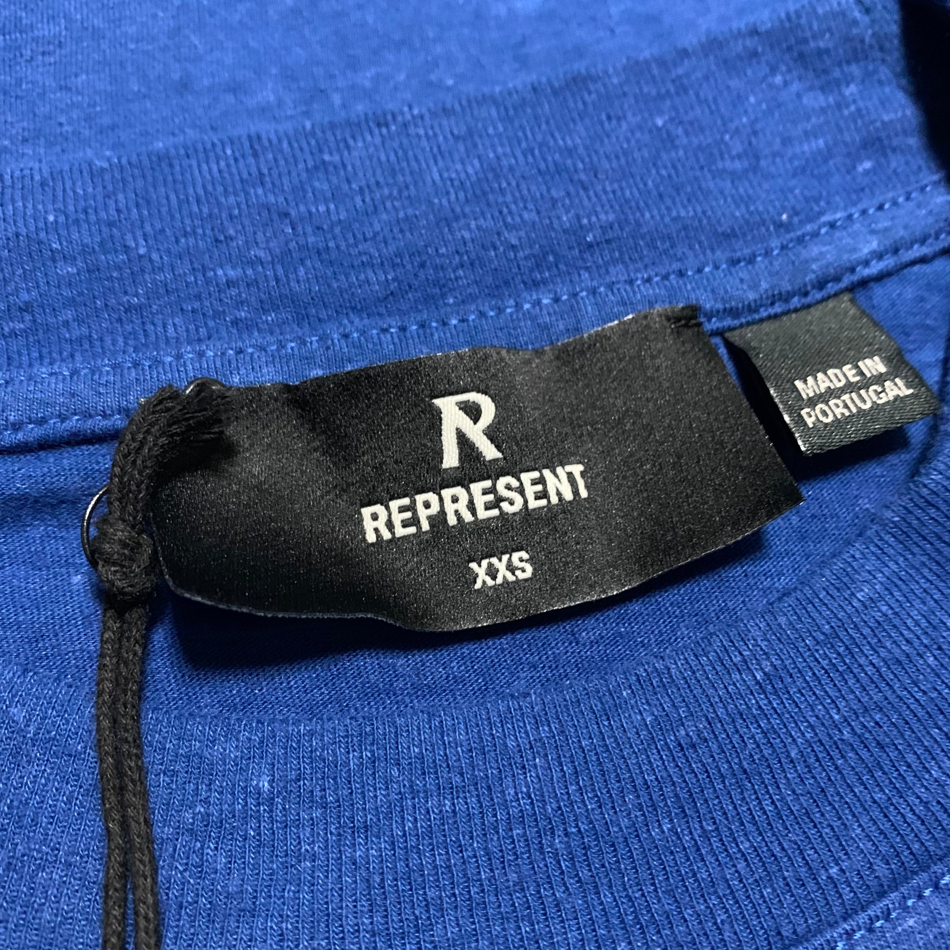 Represent XXS Permanent Vacation Royal Blue Pocket Tee