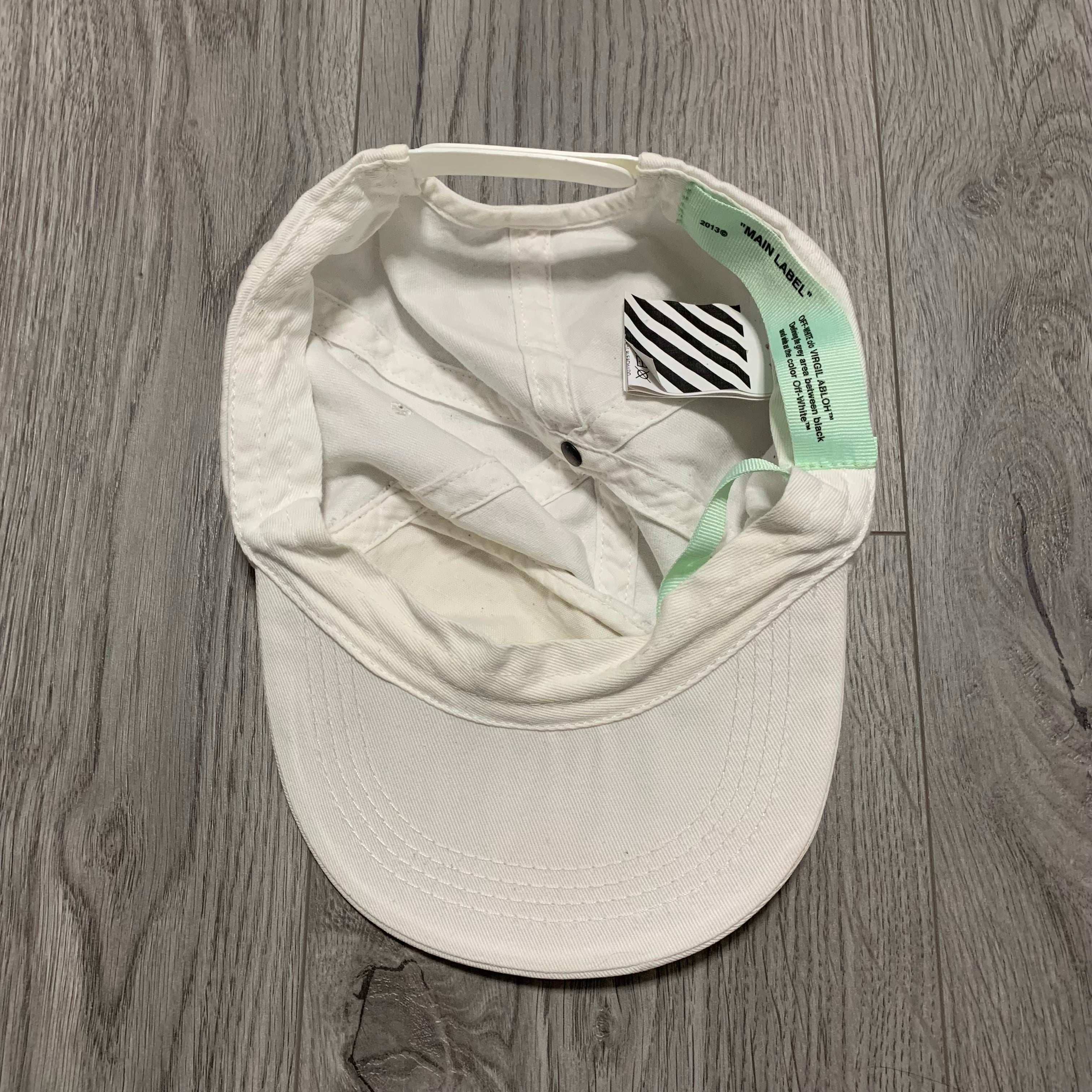 Off White Cap White Logo Snapback Hat 2019