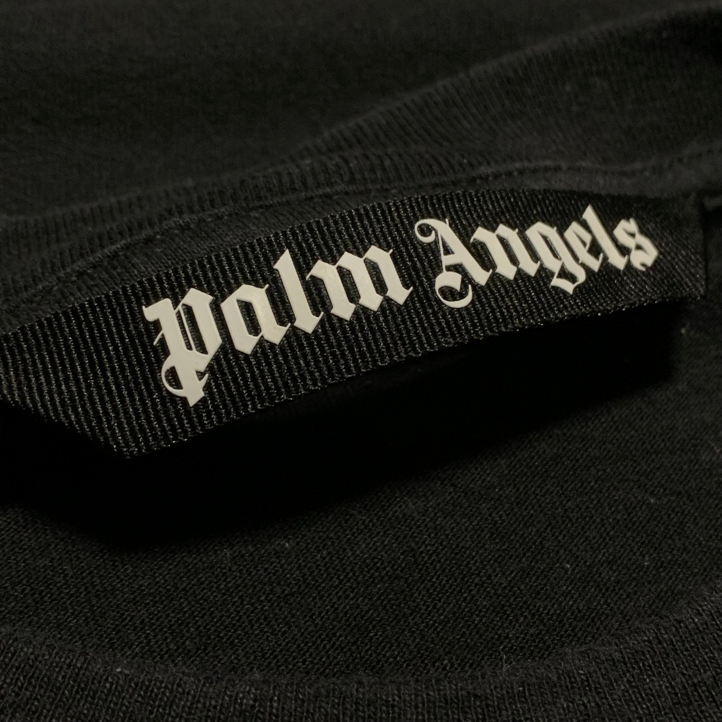 Palm Angels Large Palm Tree Patch Black Tee