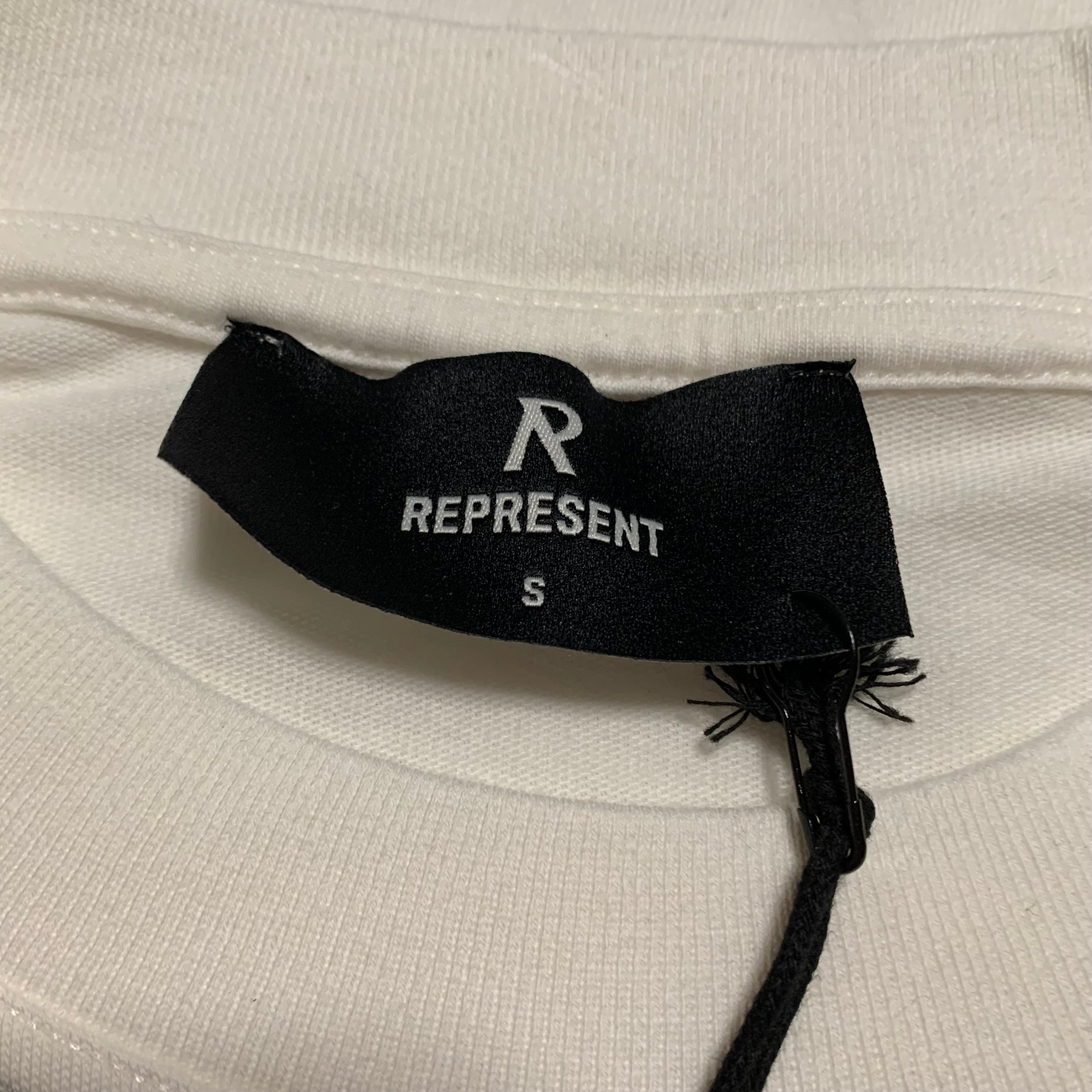 Represent Small Owners Club Pink Flat White Tee