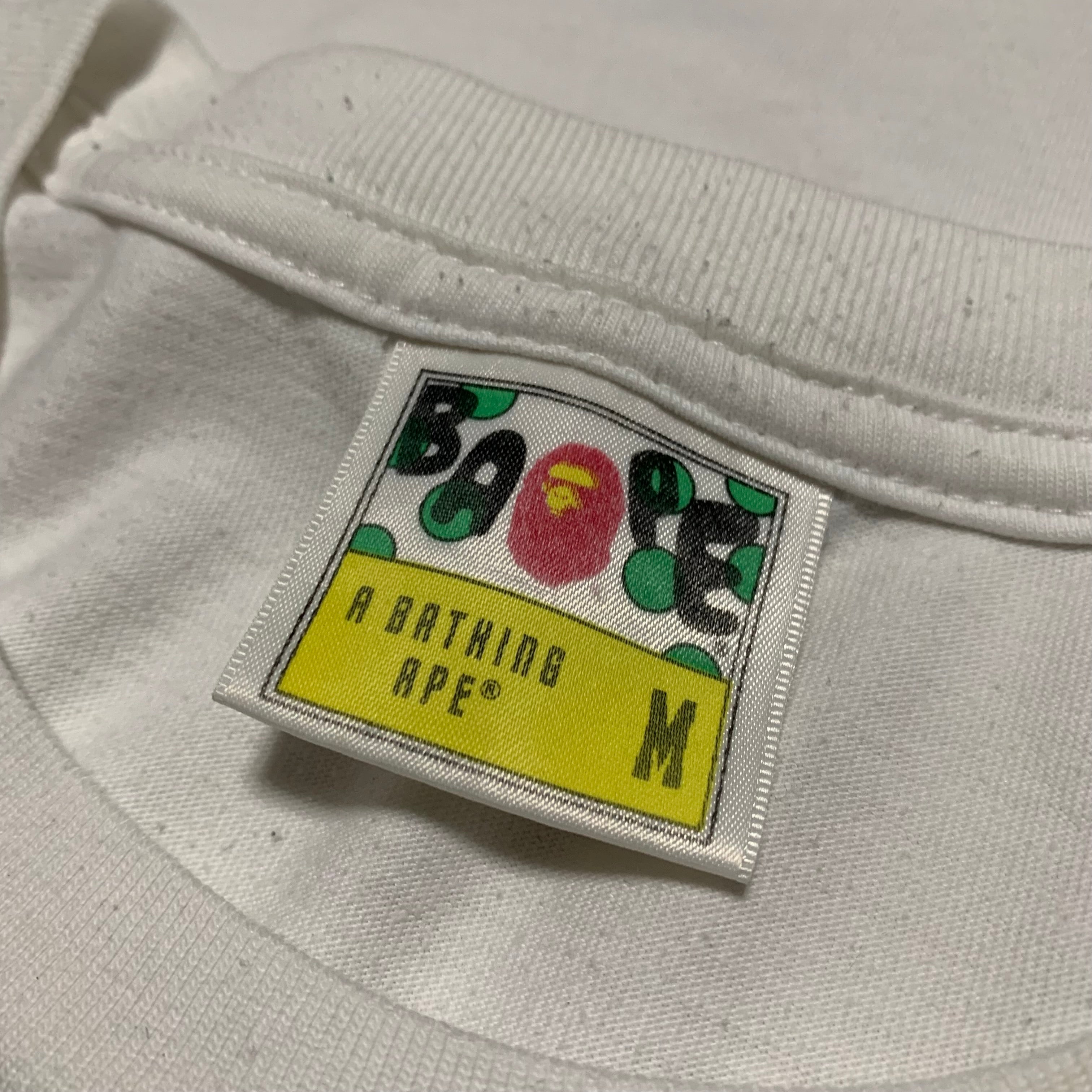 Bape Medium Big Ape Head White Tee