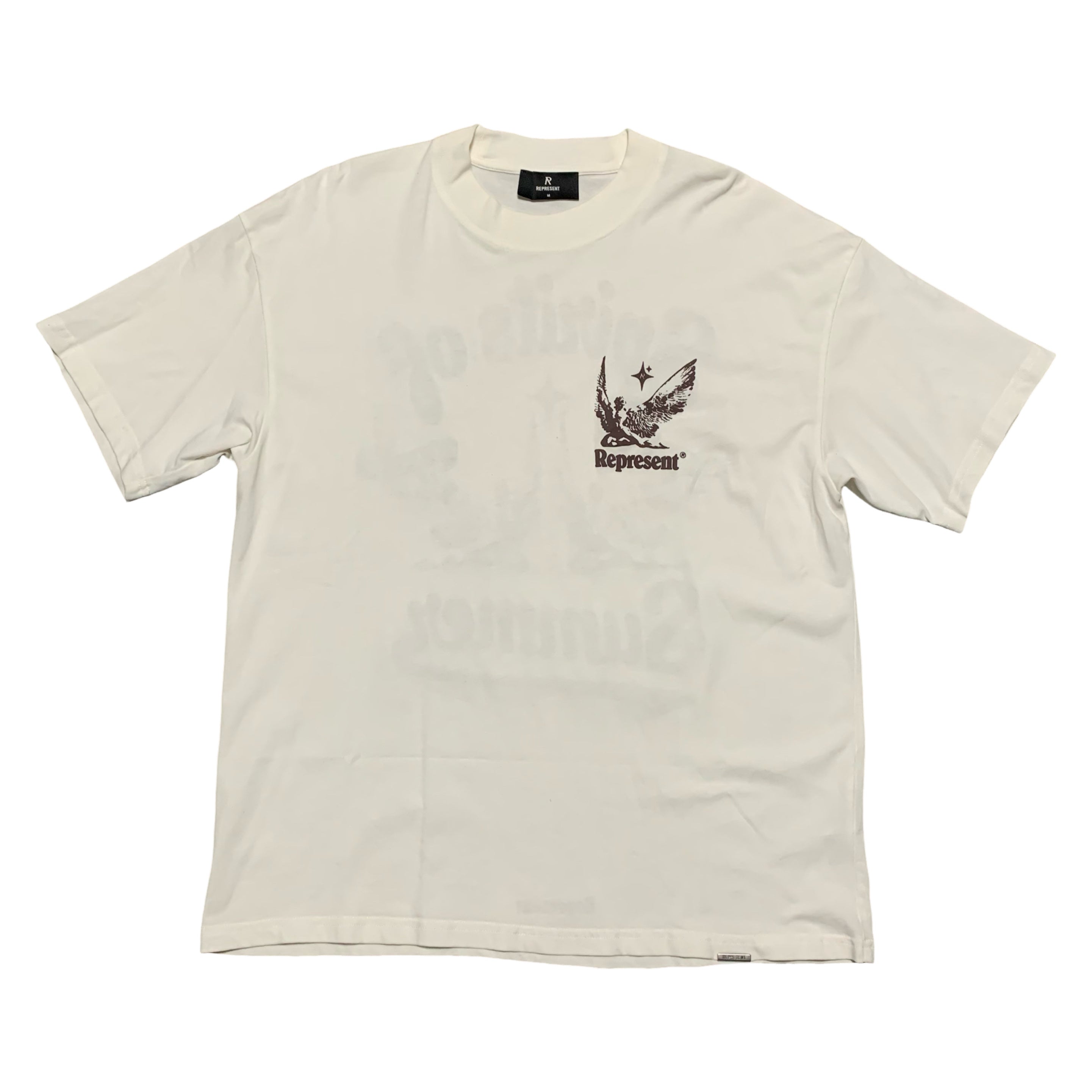 Represent Medium Spirits Of Summer Flat White Tee