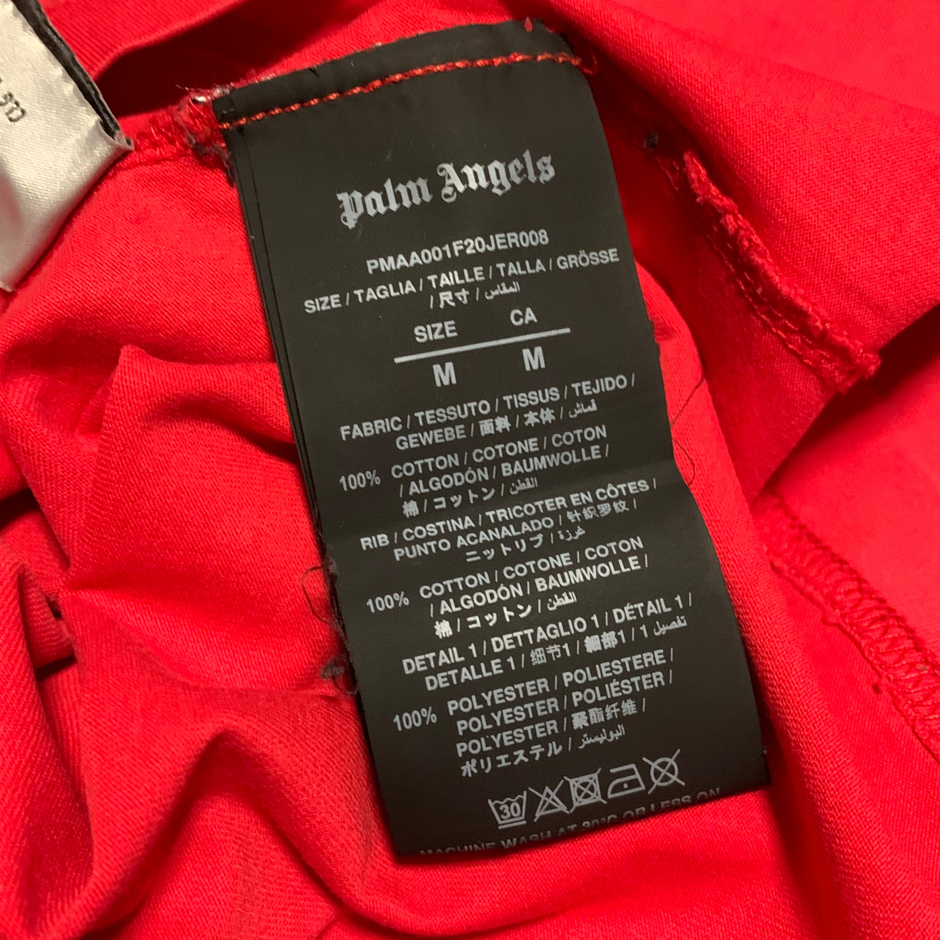 Palm Angels Medium Desert Logo Red Tee
