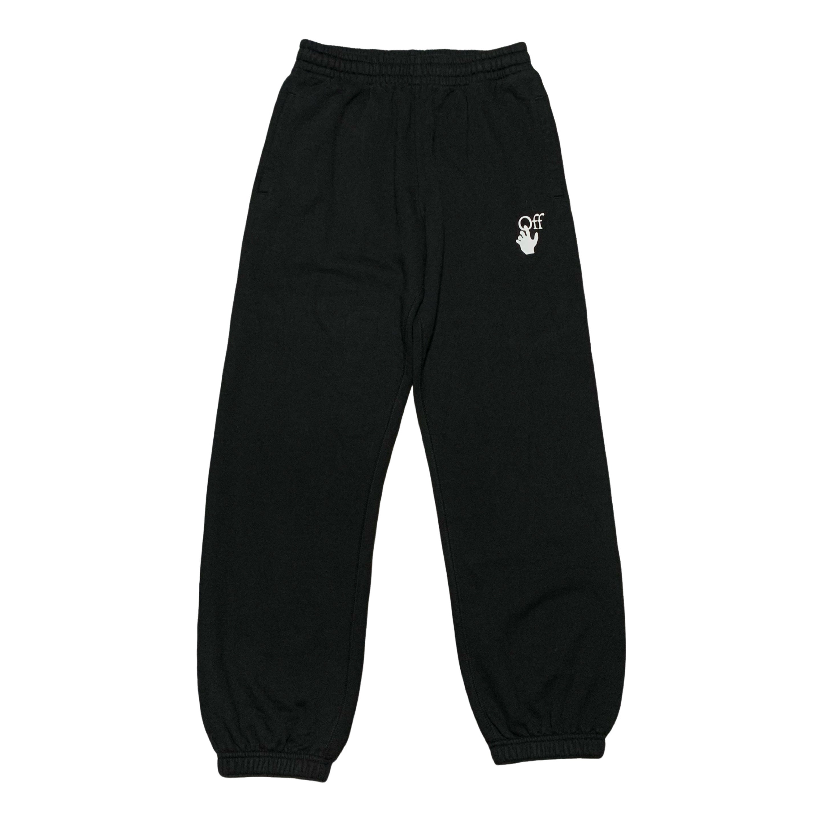 Off White Small Diag Marker Black Jogger Sweatpants Bottoms Virgil Abloh