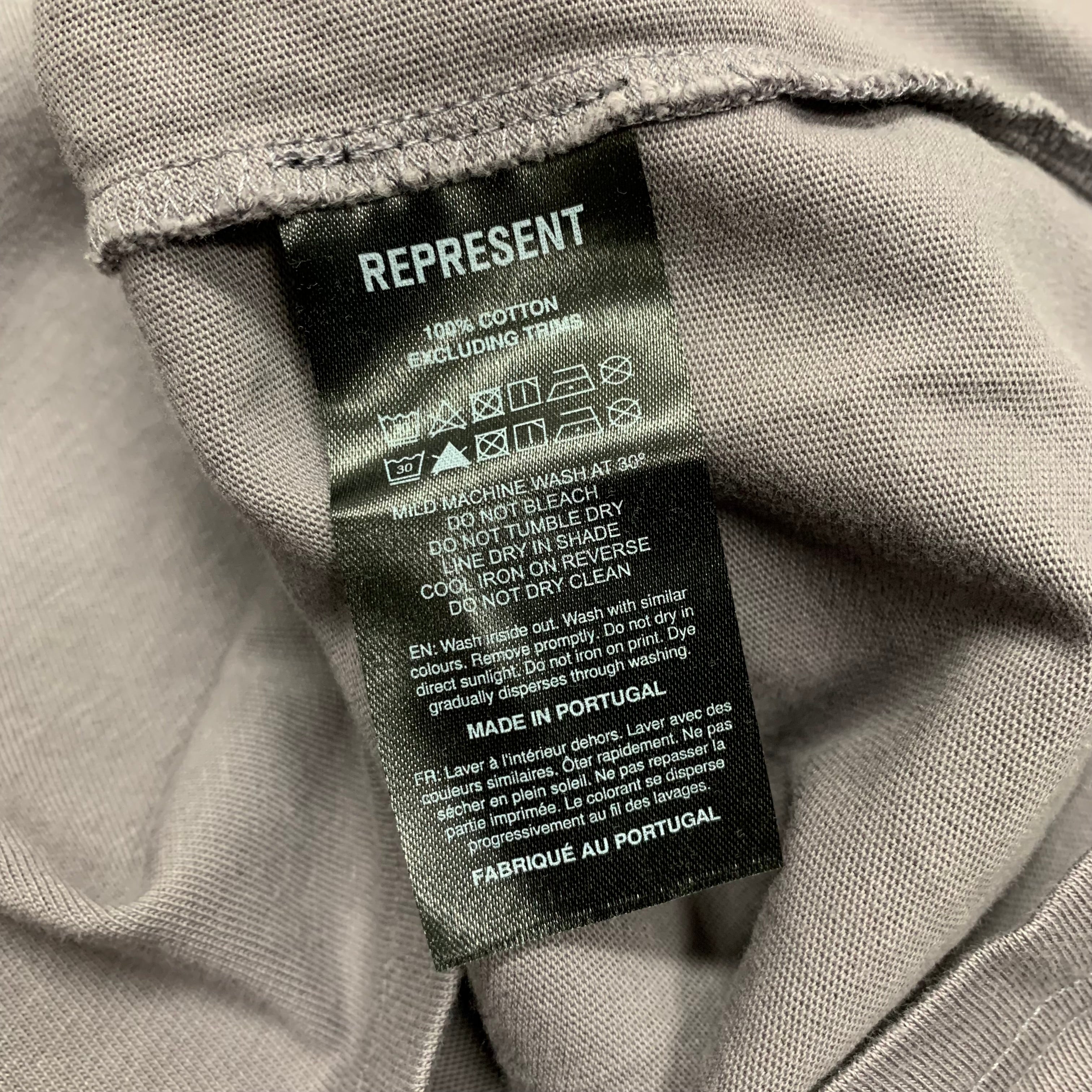 Represent Medium Tee Arabic Owners Club Purple T-Shirt