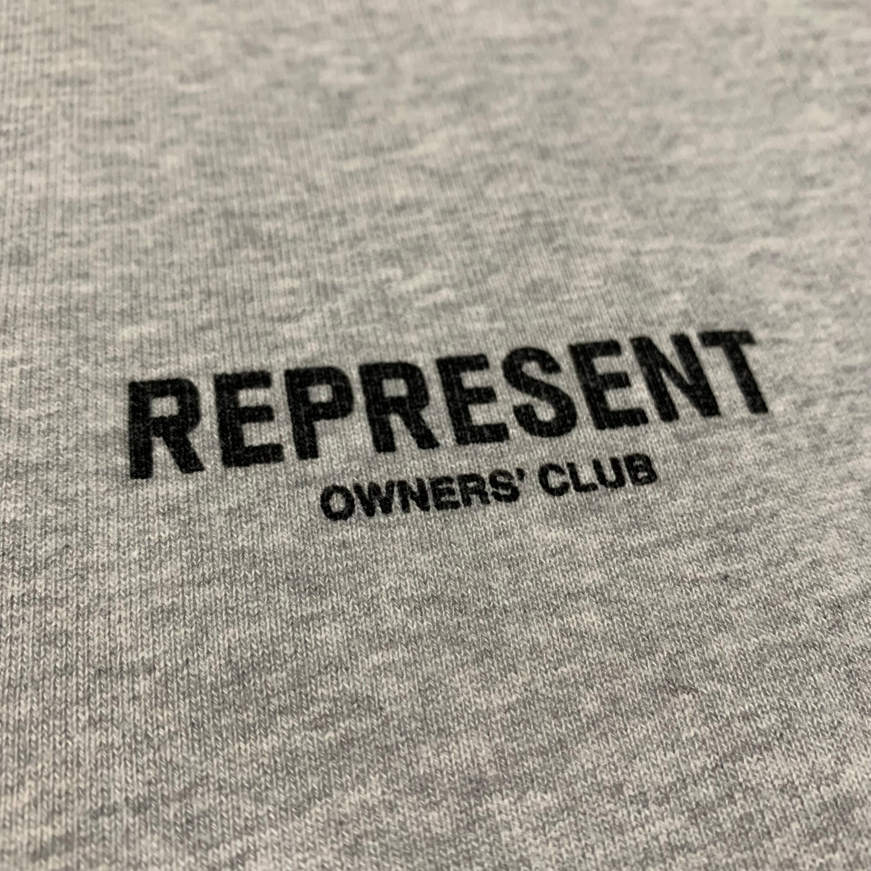 Represent XL Owners Club Grey Sweater Sweatshirt Crewneck