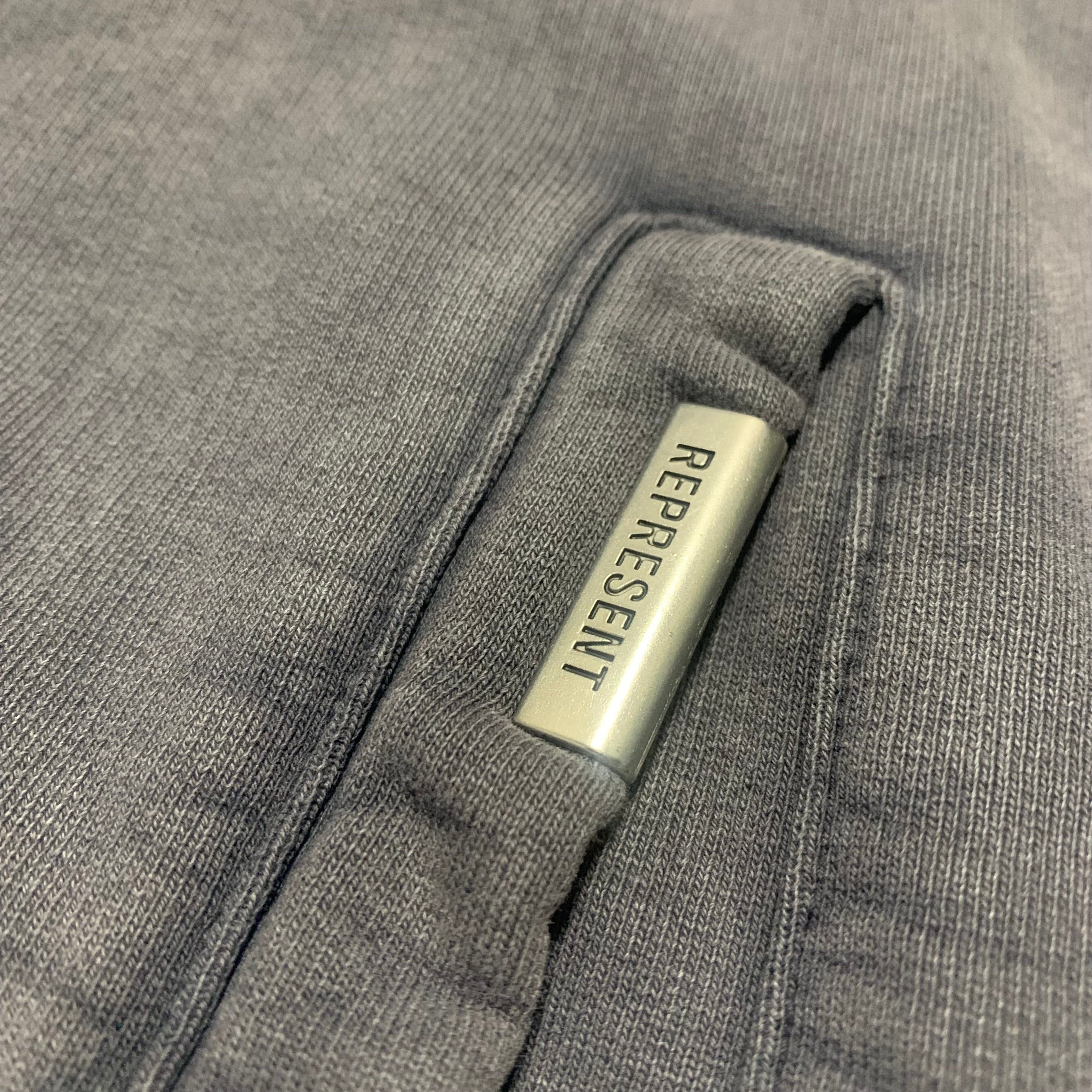 Represent XS Fall From Olympus Zip Hoodie Storm Grey