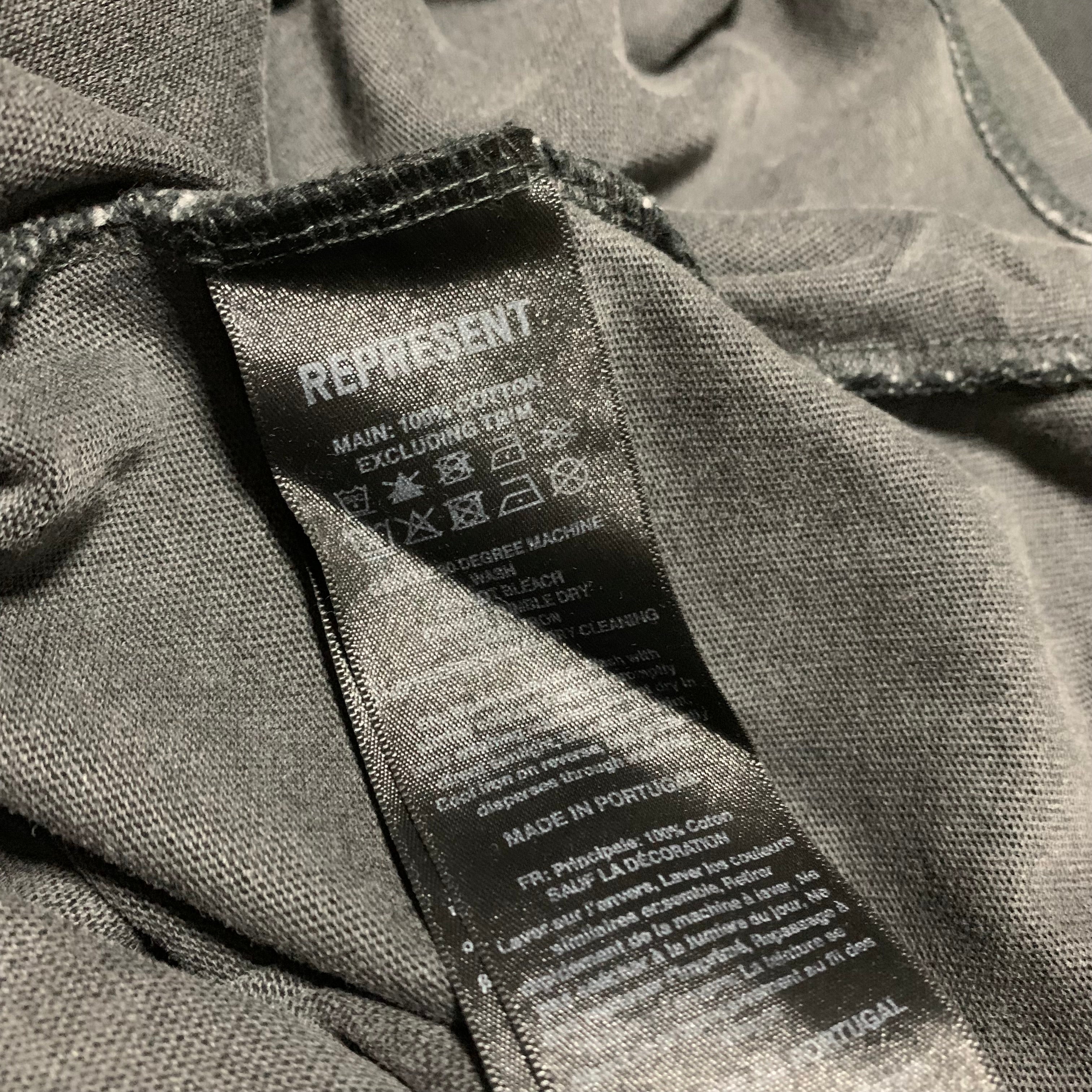 Represent Medium Only The Strong Survive Vintage Black Tee