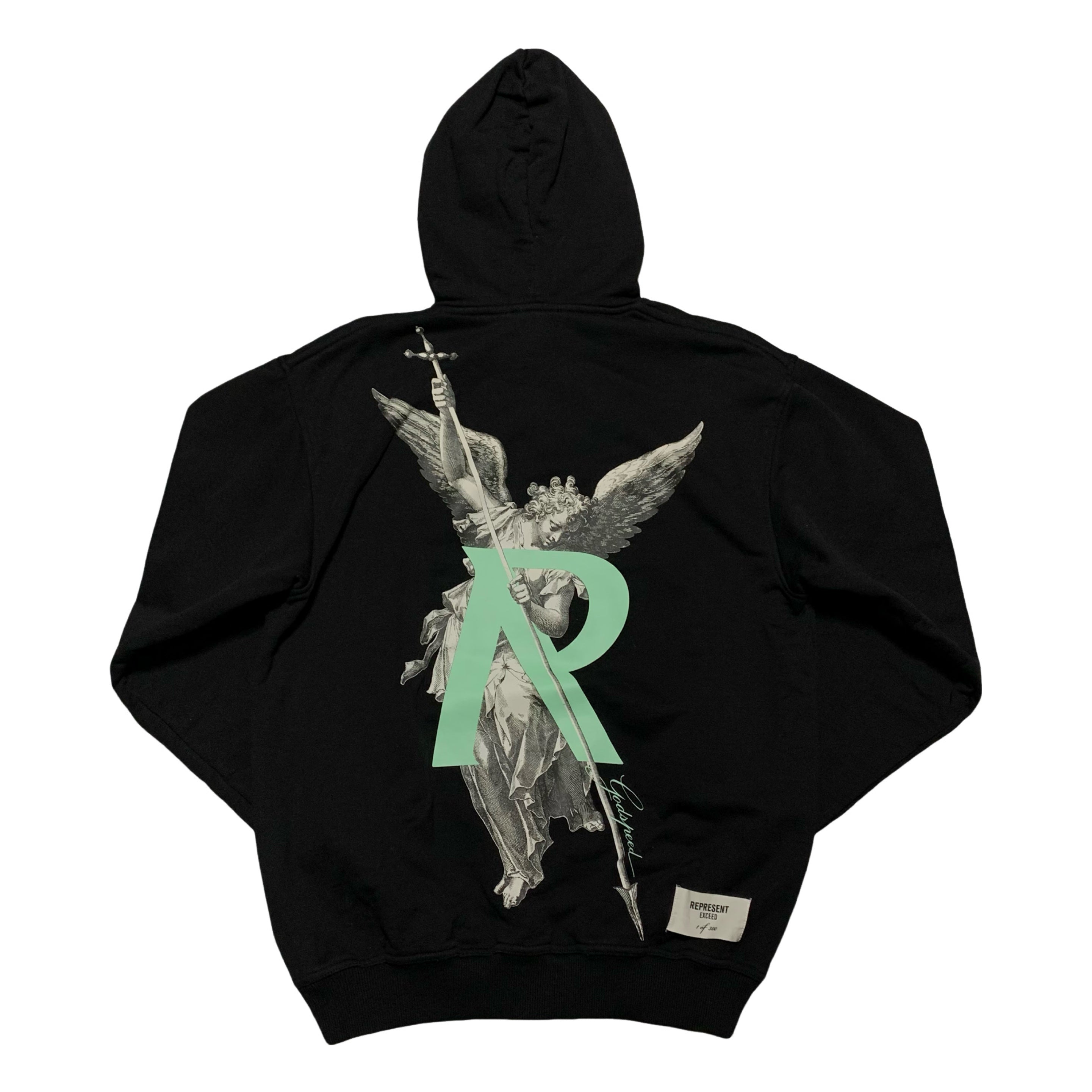 Represent Exceed XXS Archangel Jet Black Hoodie 1 of 300