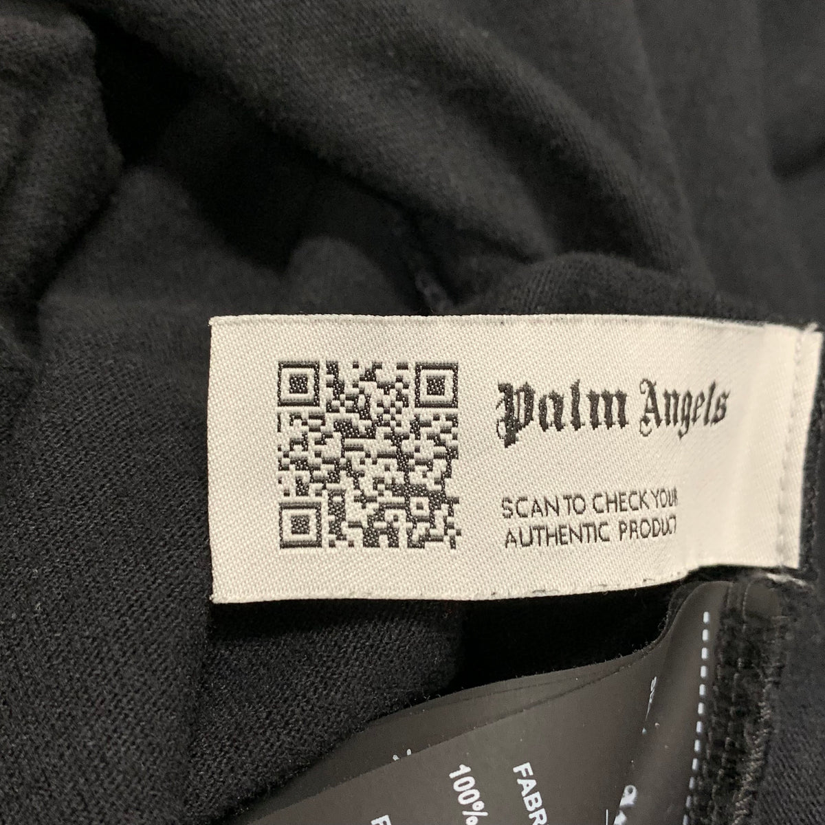 Palm Angels Small Tee Los Angels Sprayed Black T-Shirt