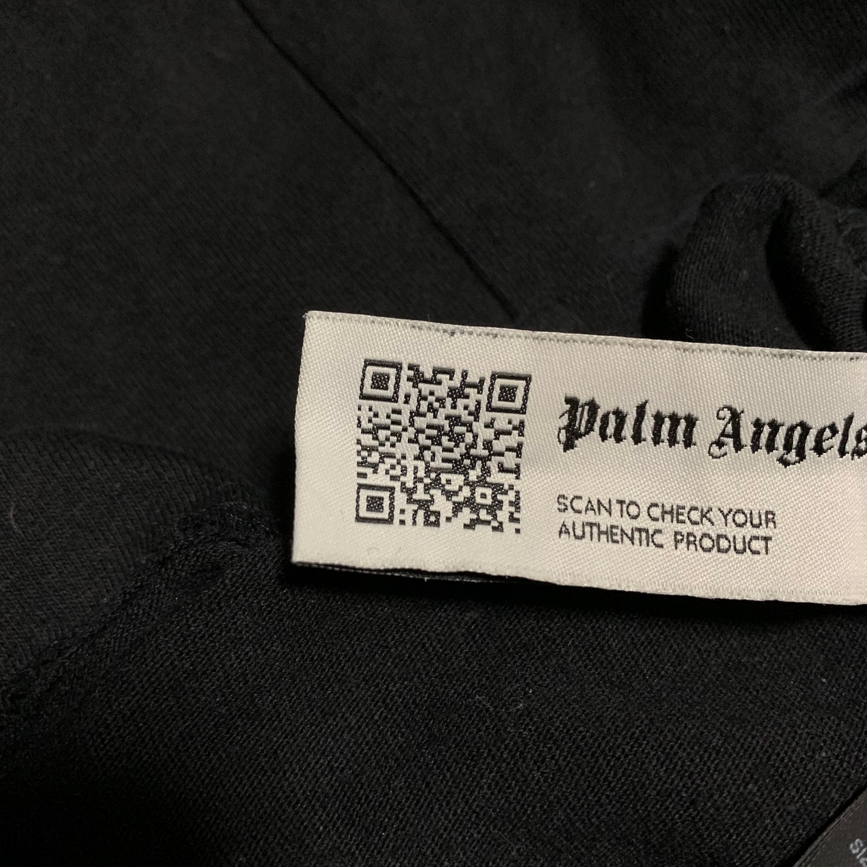 Palm Angels Small Los Angels Sprayed Black Tee