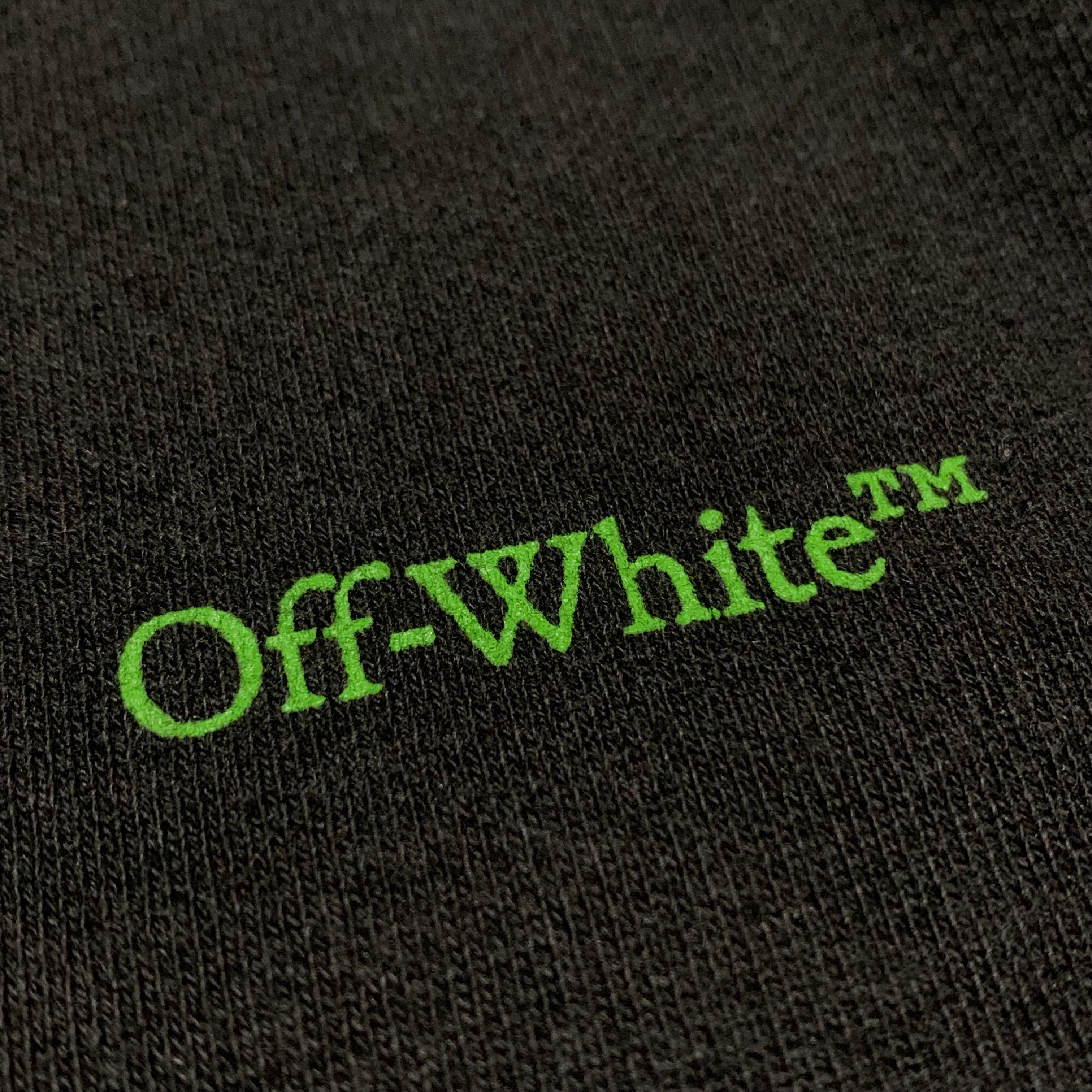 Off White Small Gradient Arrows Black Sweatshirt Crewneck Virgil Abloh