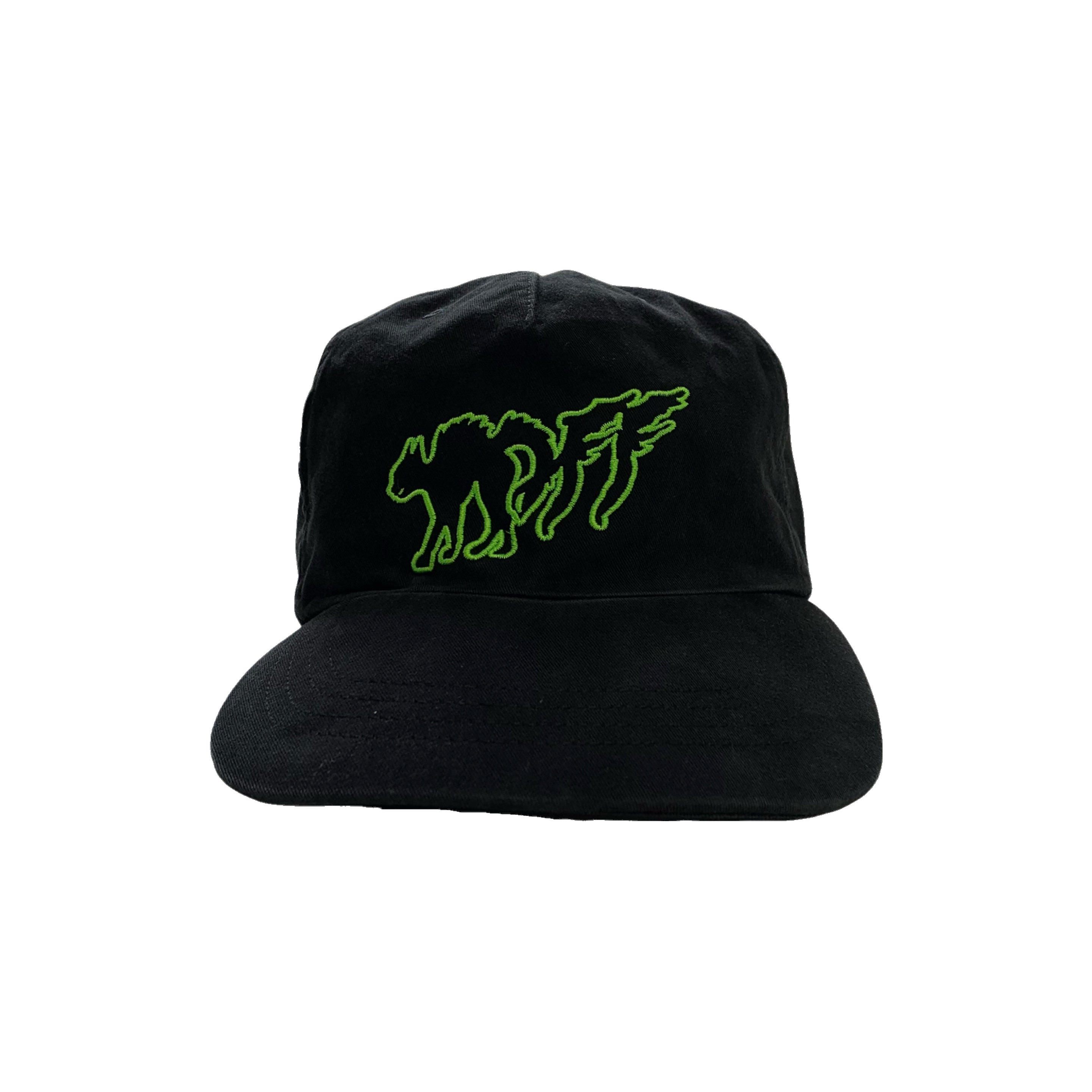 Off White Cap Mad Cat Black Cap Hat Virgil Abloh