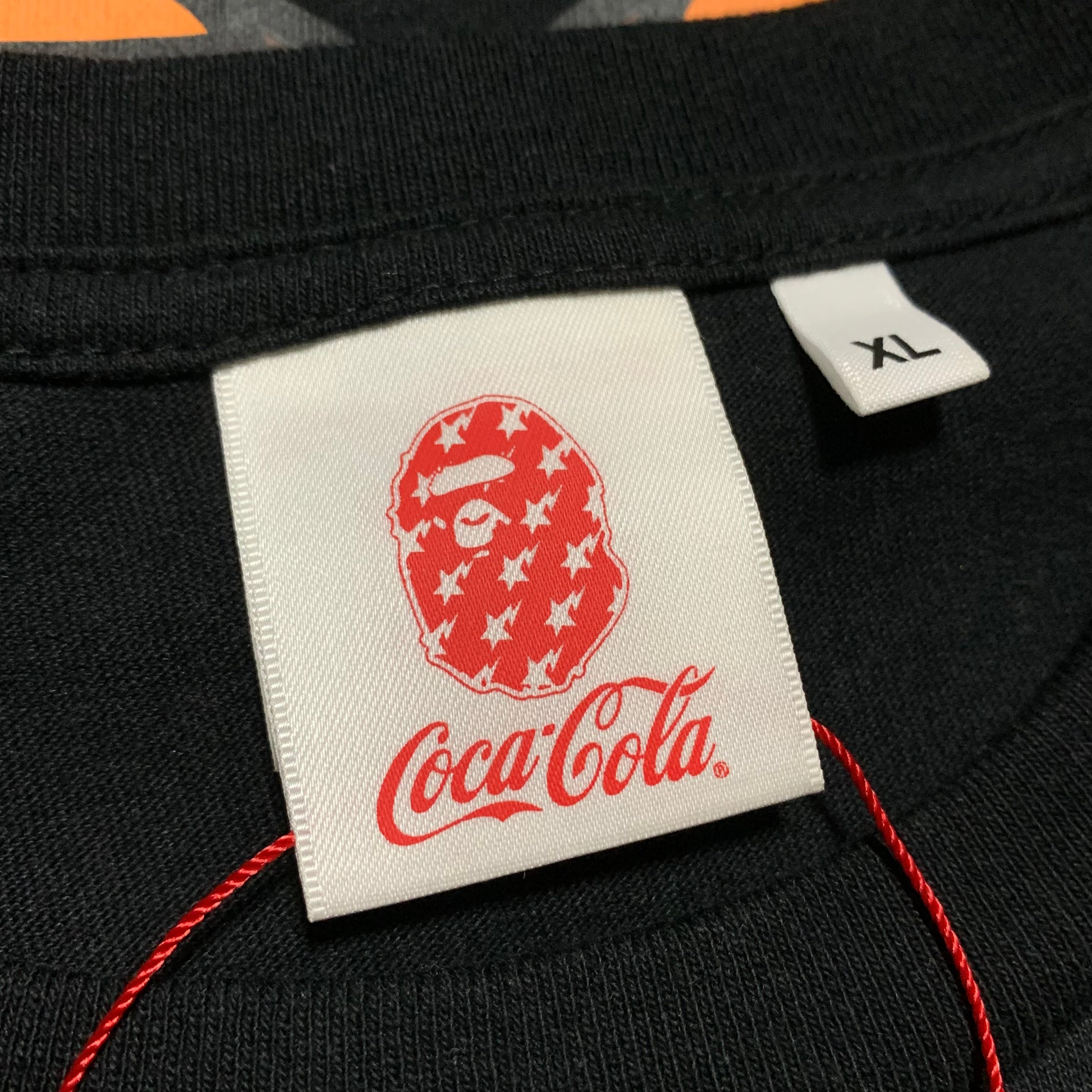 Bape XL Coca Cola Baby Milo Black Tee A Bathing Ape