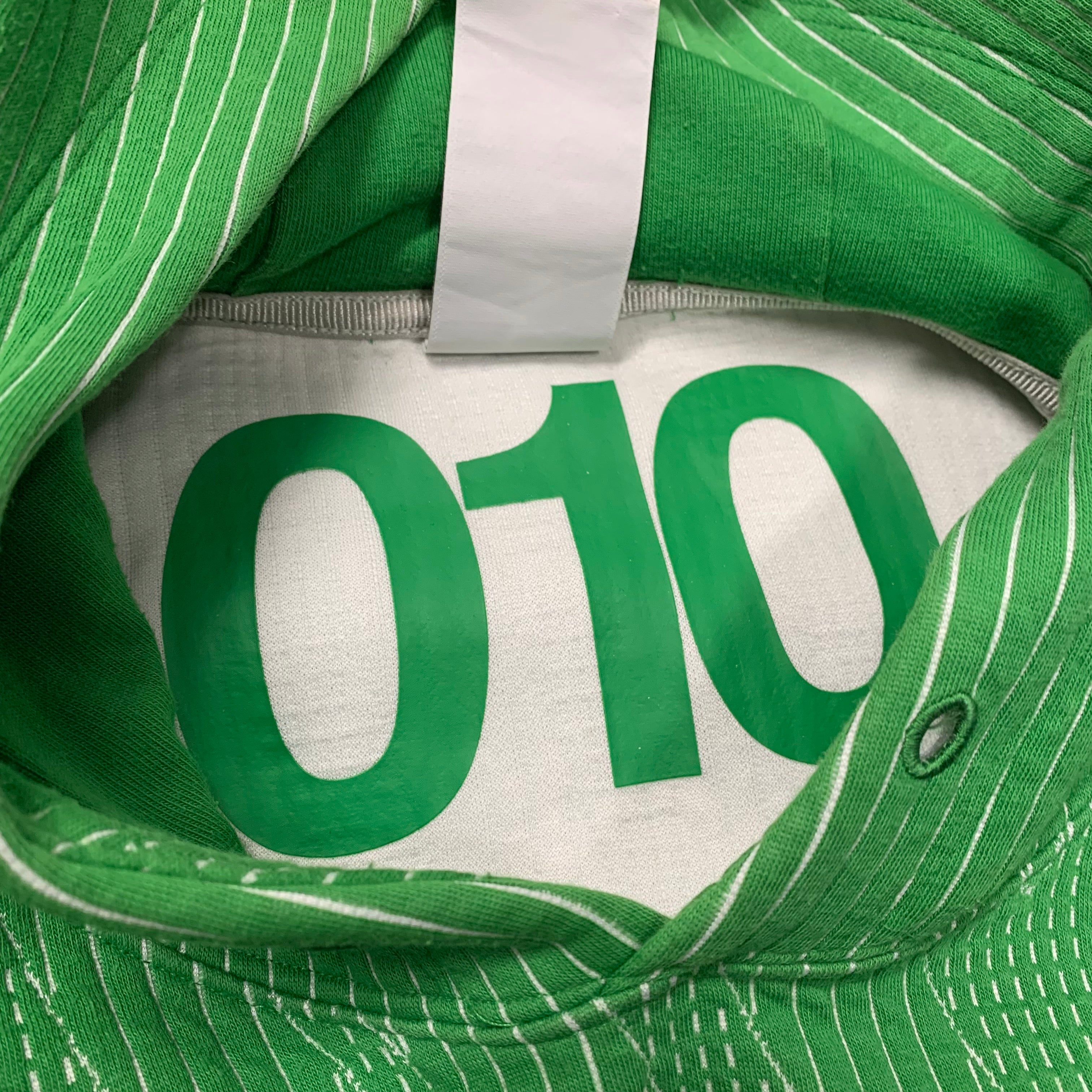 Off White Medium Nike Hoodie Engineered NRG Green Hoodie Virgil Abloh