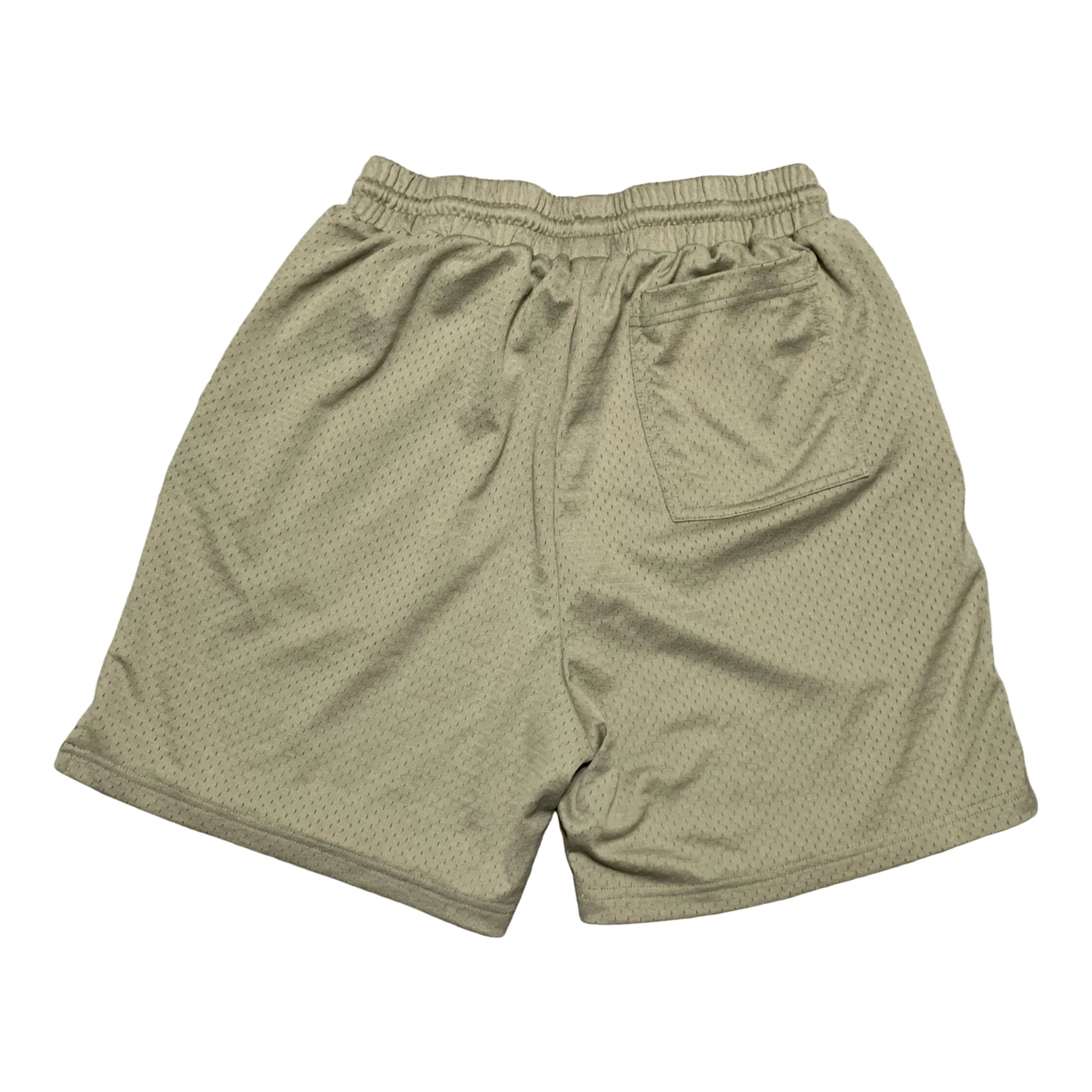 Represent Small Shorts Owners Club Mesh Khaki Green Bottoms