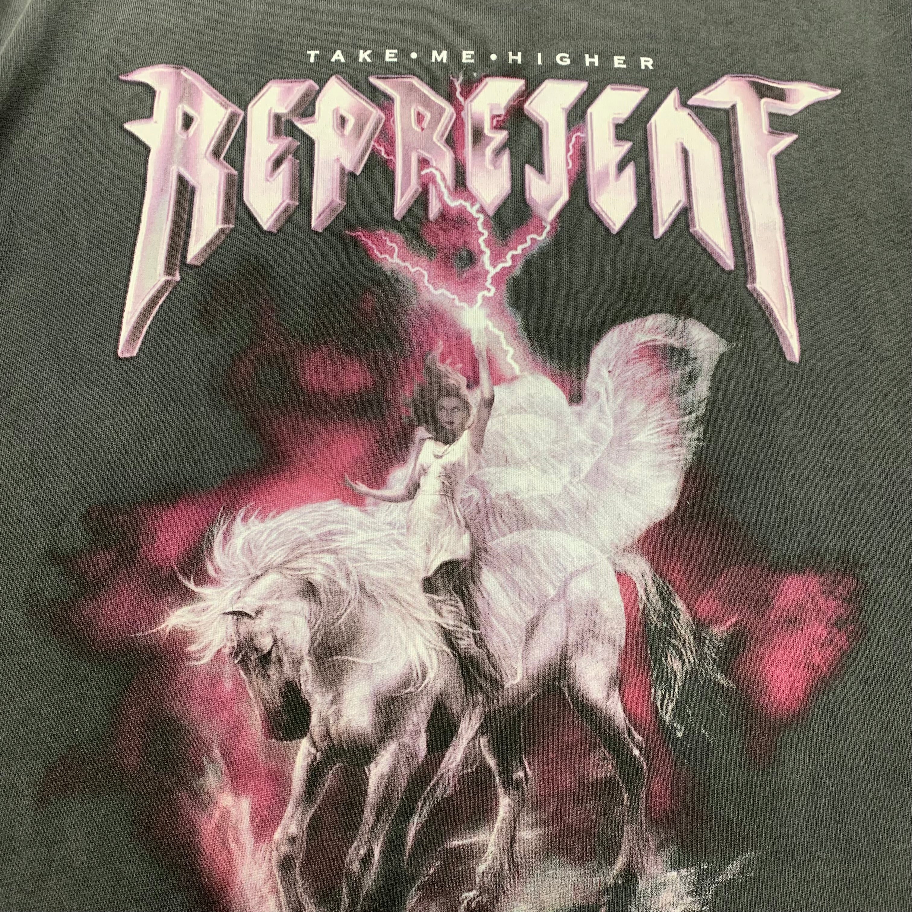 Represent Small Tee Take Me Higher Vintage T-Shirt