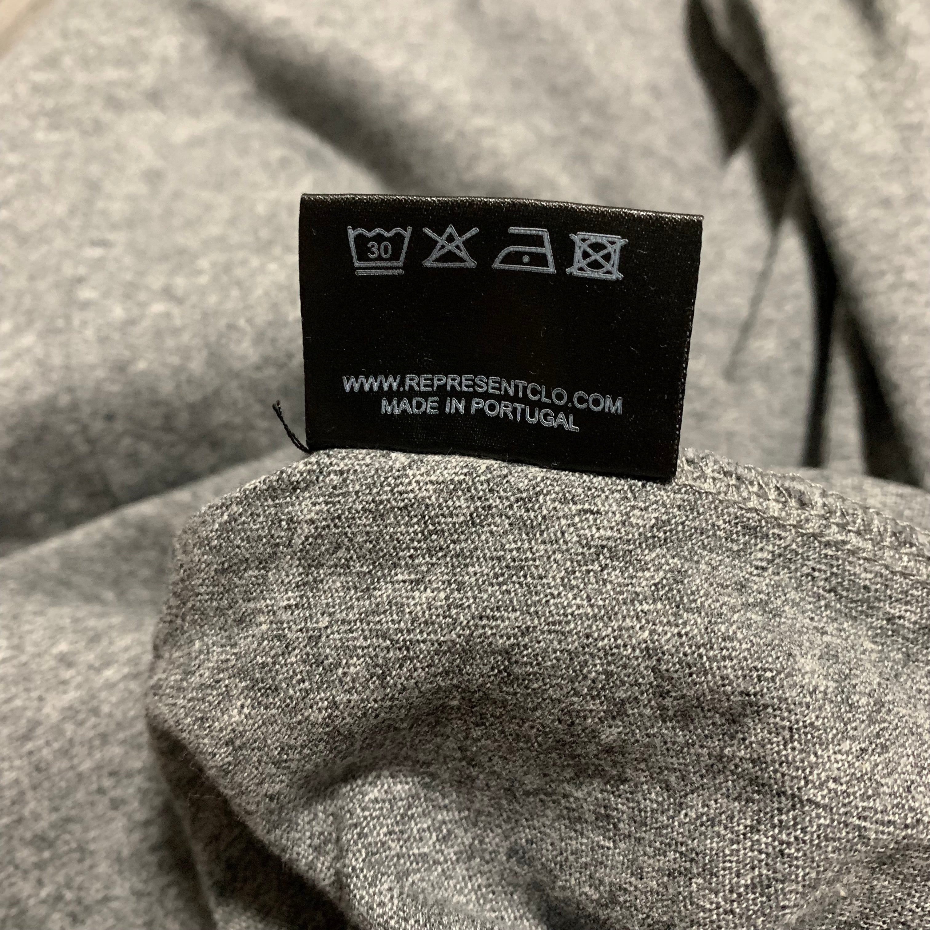 Represent Medium Blanks Grey Tee