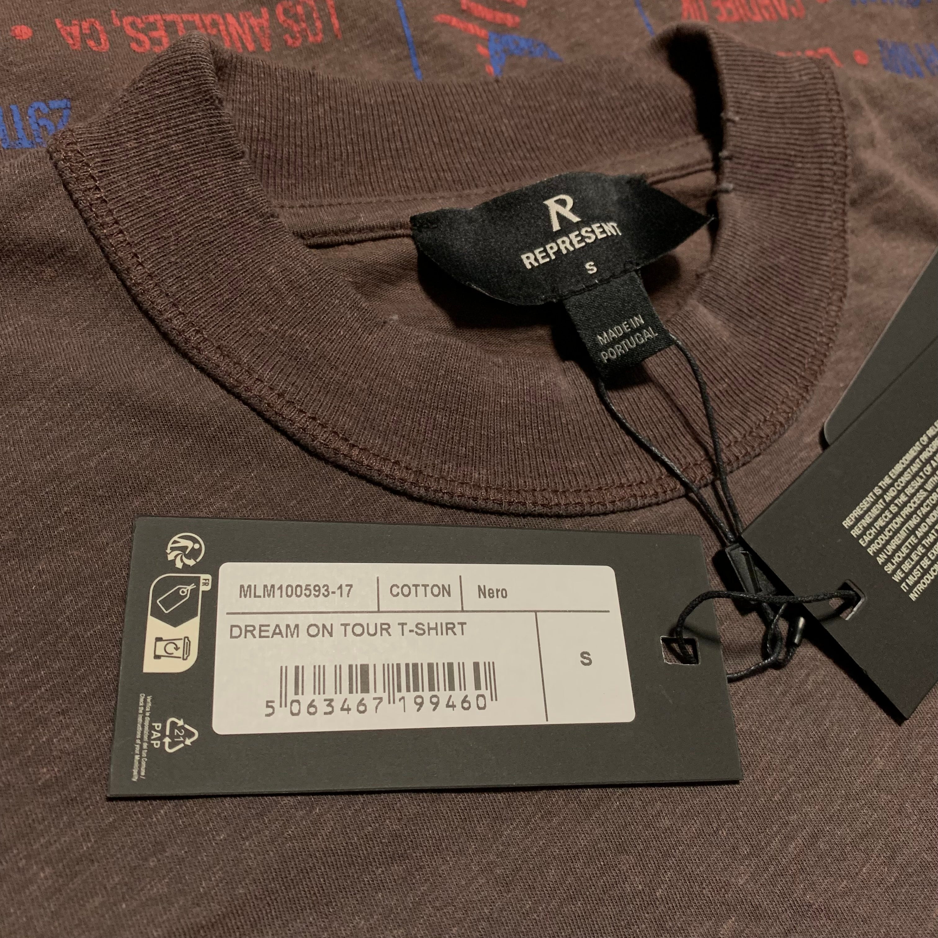 Represent Small Dream On Tour Vitkac Brown Tee