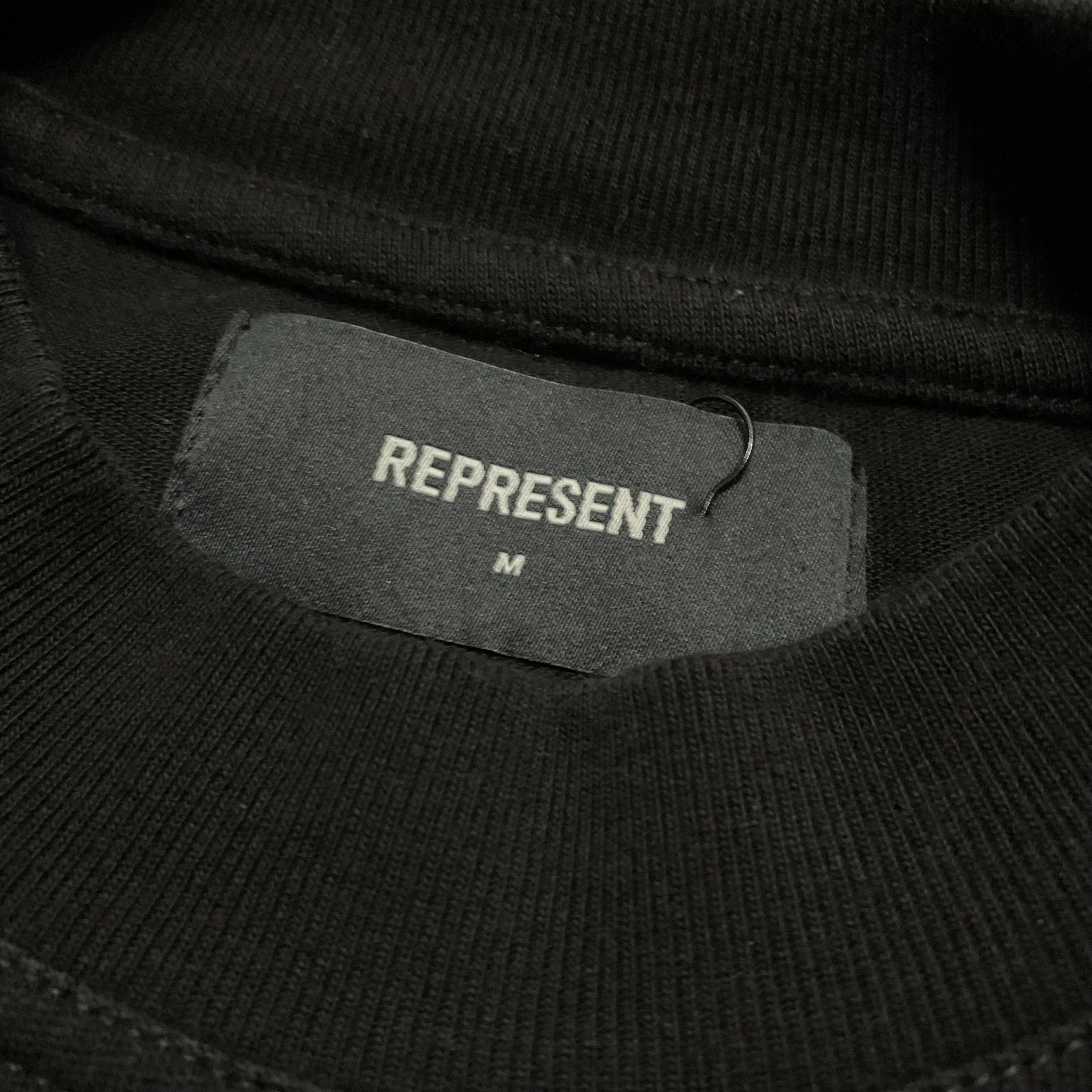 Represent Medium Bullterrier Jet Black Tee