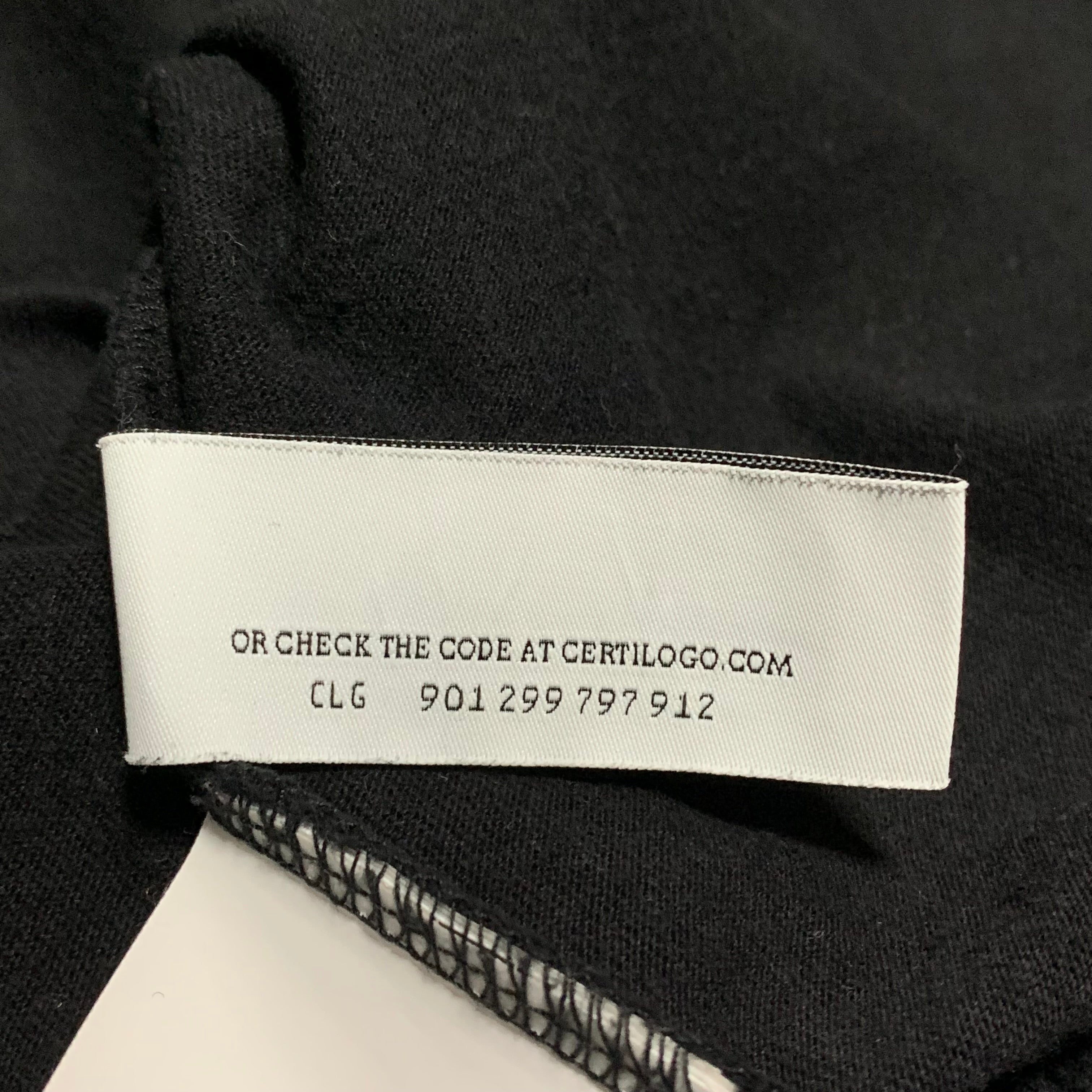 Off White Medium Black Diag Graphic Tee Virgil Abloh