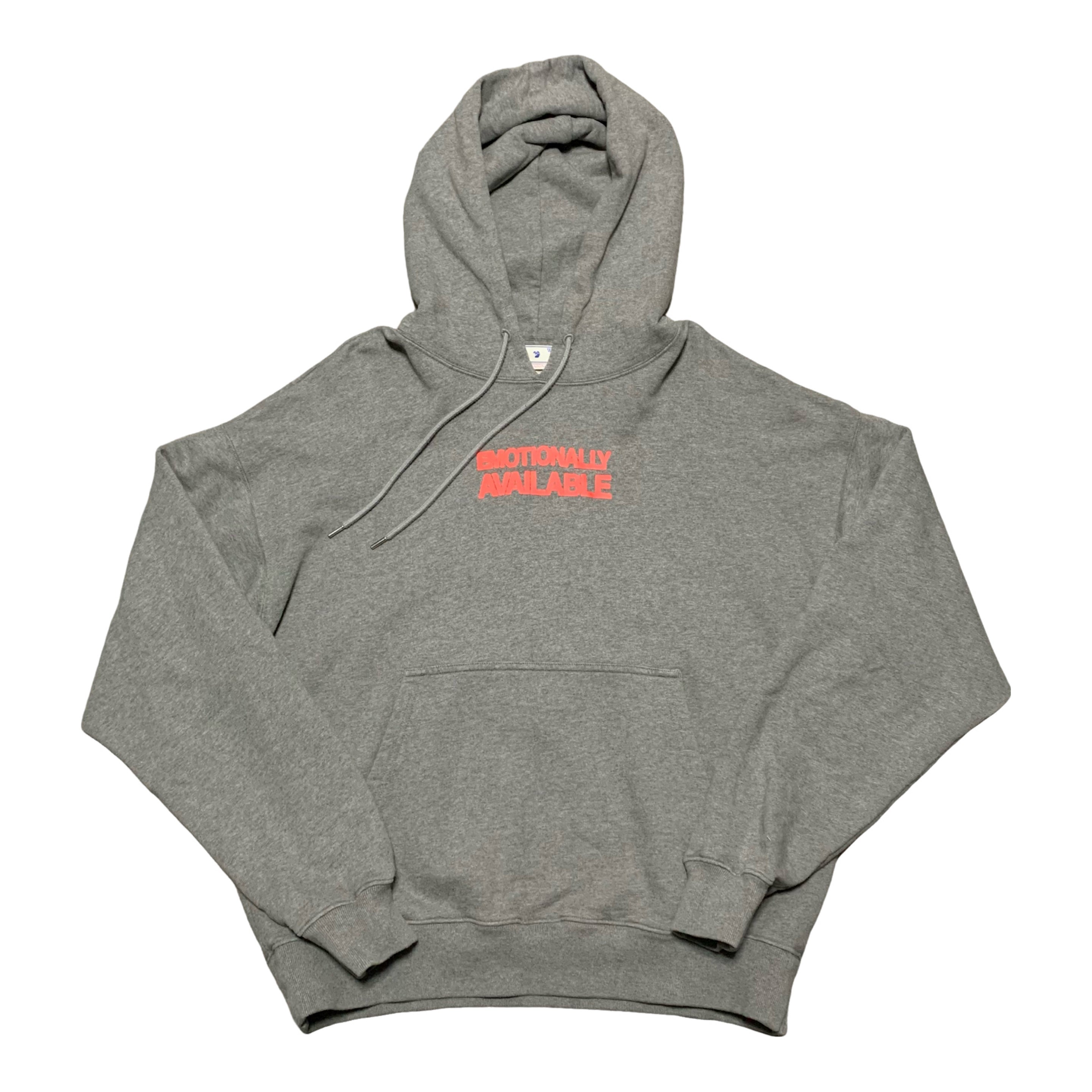 Off White Large Emotion Arrow Skate Grey Hoodie Virgil Abloh 2022