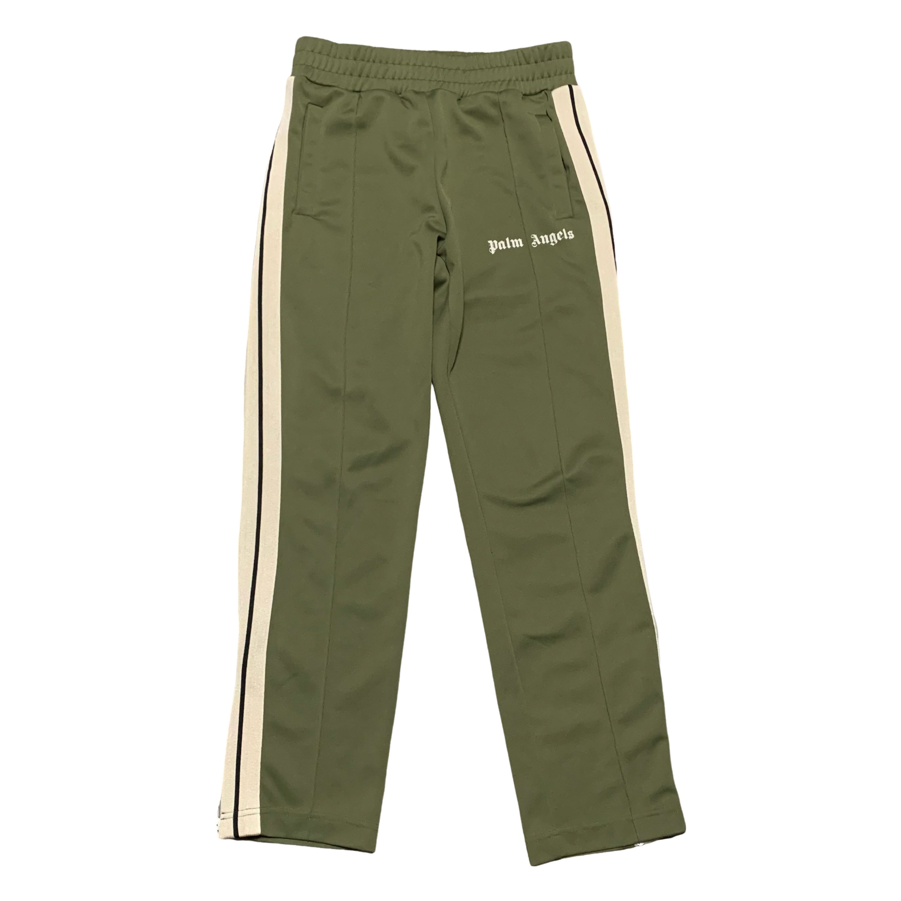 Palm Angels Medium Classic Khaki Green Track Pant Bottoms